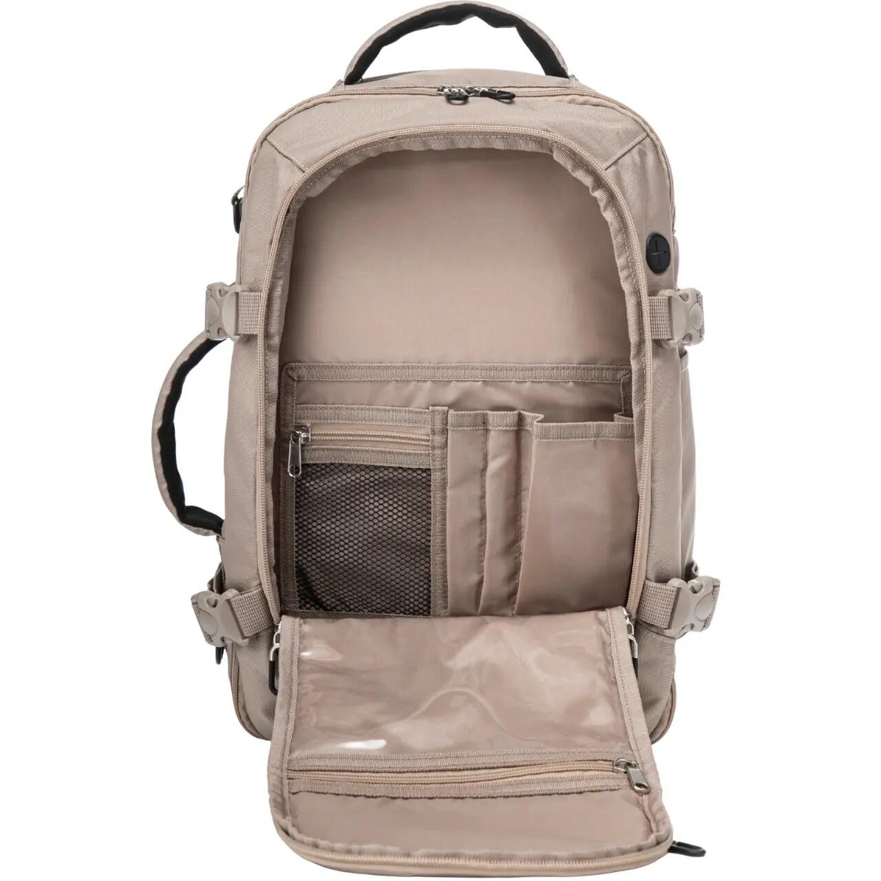 Wings Kabinowy Plecak Torba 2W1 Tanager Beige 5/5
