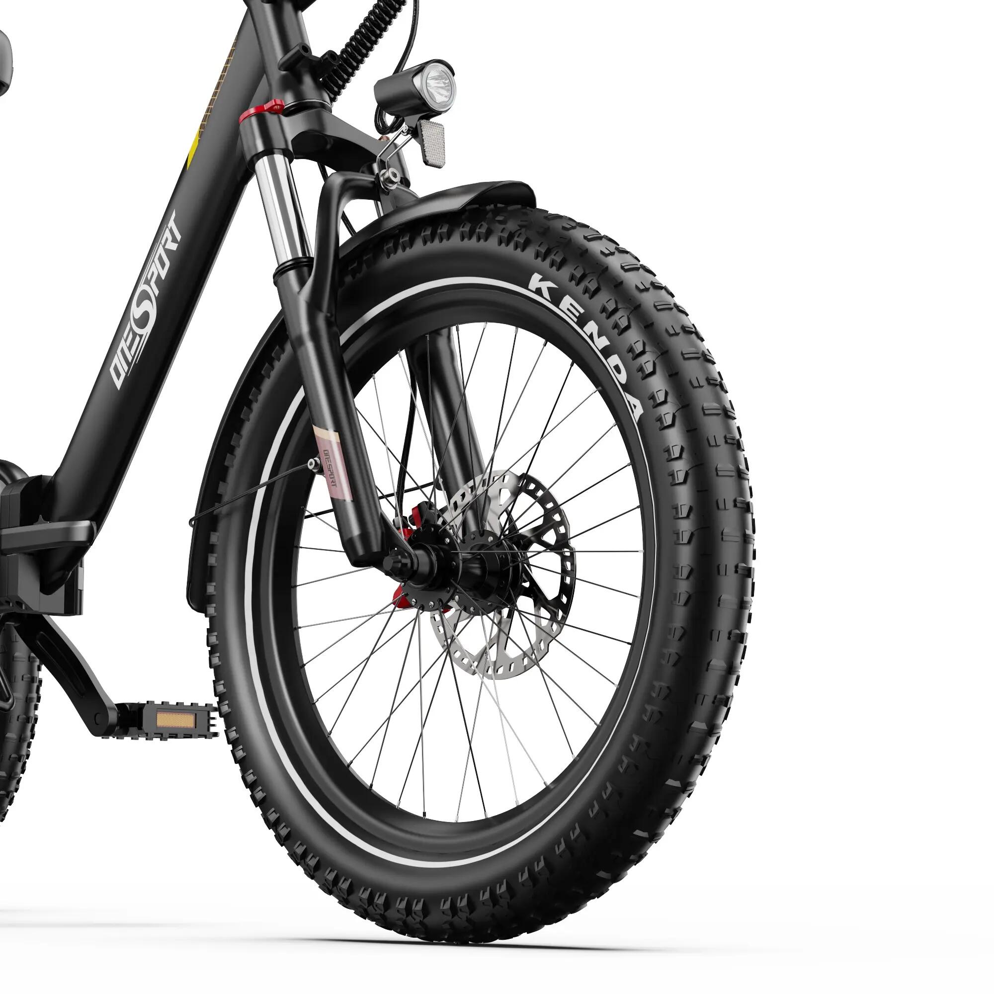 OT30 PRO tricycle électrique adulte, pneu 20×3.0", batterie 48V18Ah. 8/11