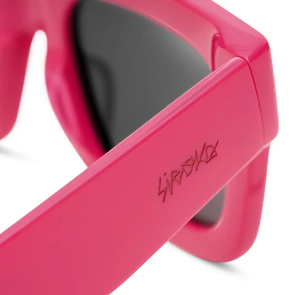 Lunettes de soleil carrées Homme et Femme Bloated Pink Rose 6/6