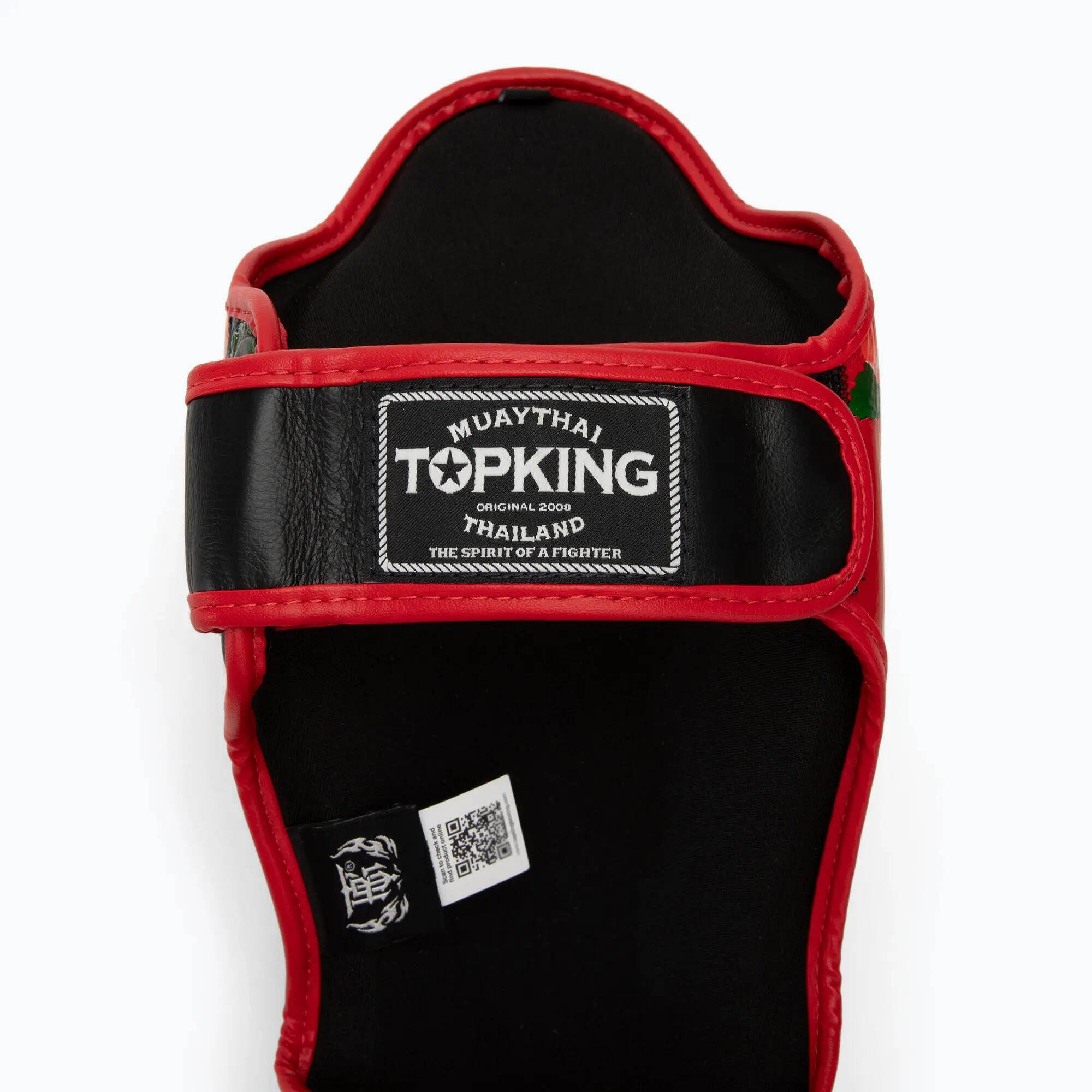 Protège-tibias et protège-pieds Top King Rose 4/6