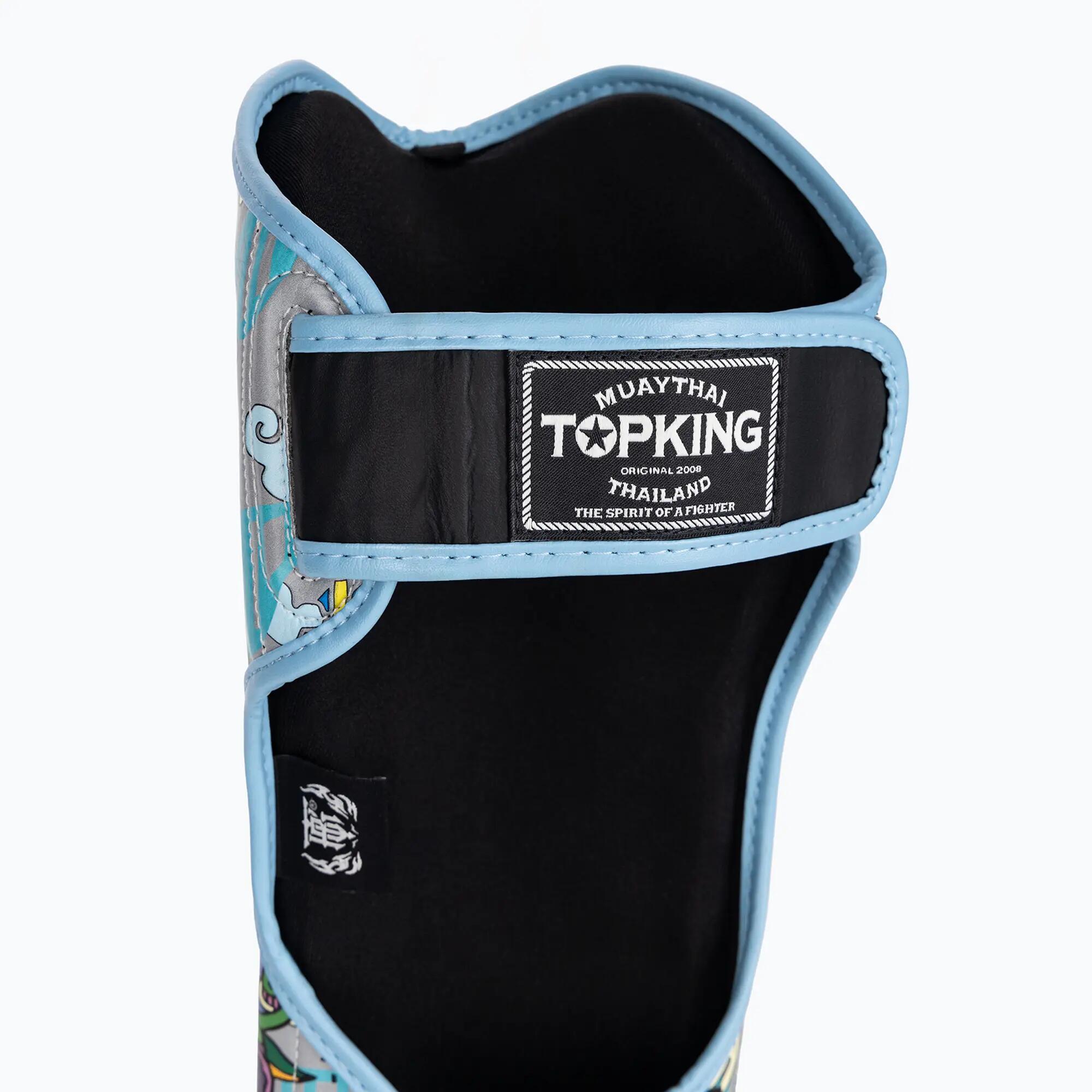 Protetores de canela e pés Top King Culture Semi Leather preto TKSGCT-TH 7/7