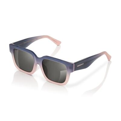Heren en dames vierkante gepolariseerde zonnebril squarish blink aqua blauw