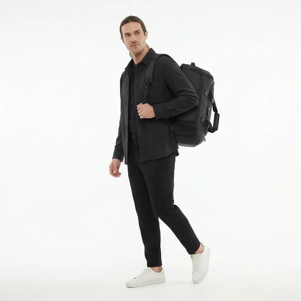 WINGS Torba sportowa z funkcją plecaka VIREO Black 4/10