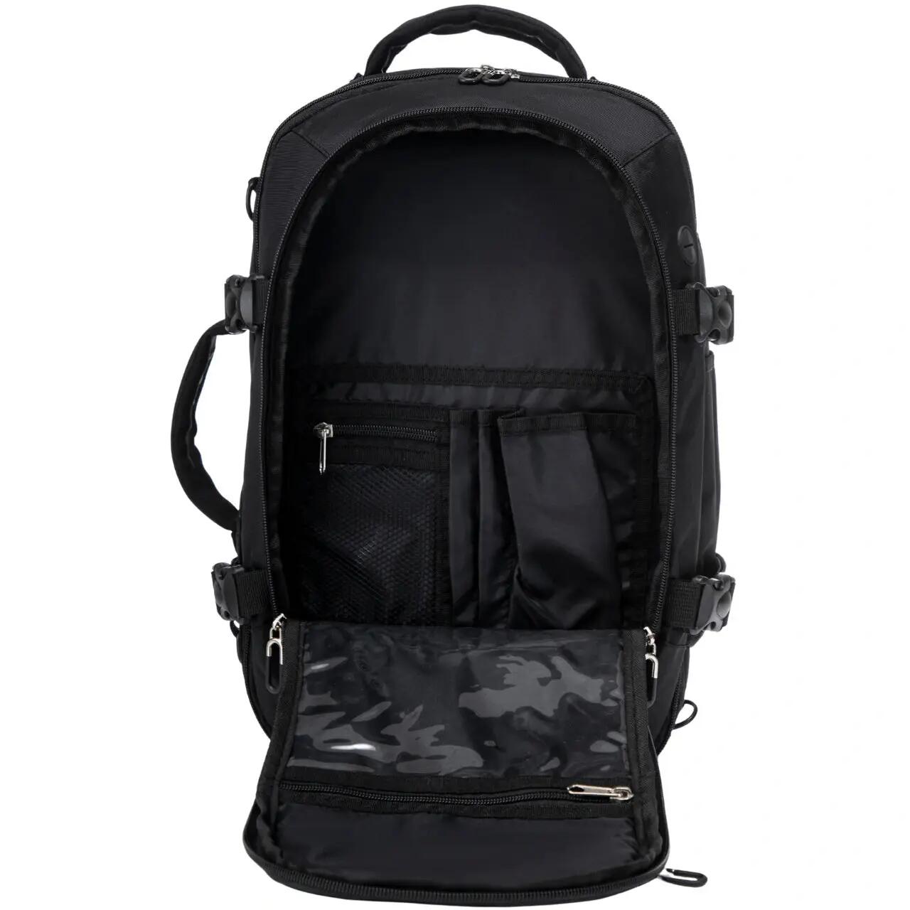 Wings Kabinowy Plecak Torba 2W1 Tanager Black 4/5