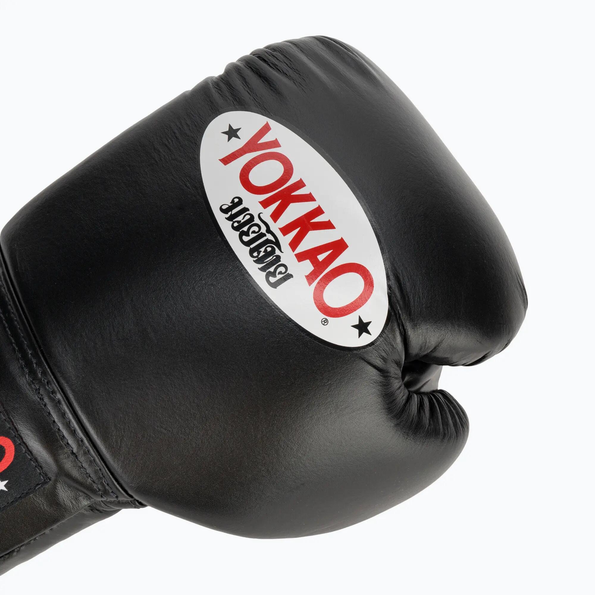 Guantoni da boxe da uomo YOKKAO Matrix con lacci 5/7