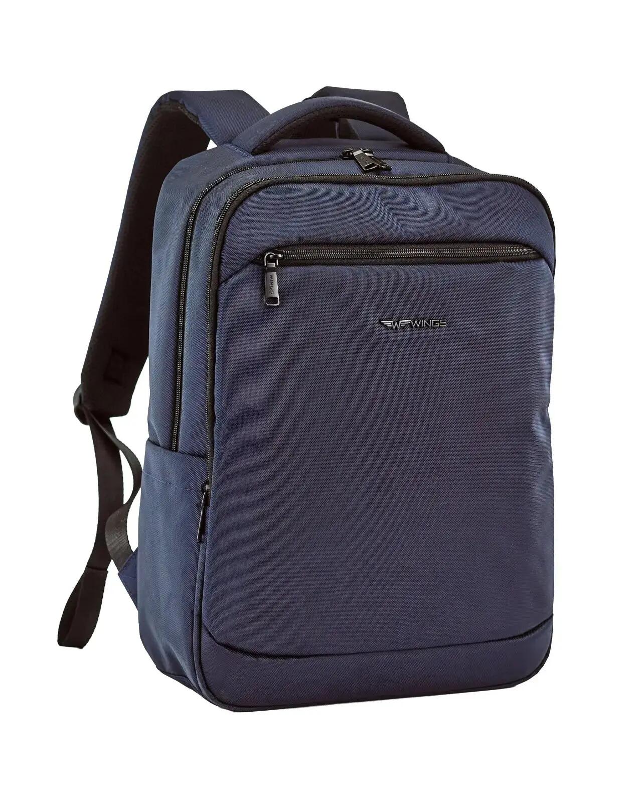 Duży Plecak Podróżny Kabinowy Wings Brant Na Laptop Dark Blue 5/5