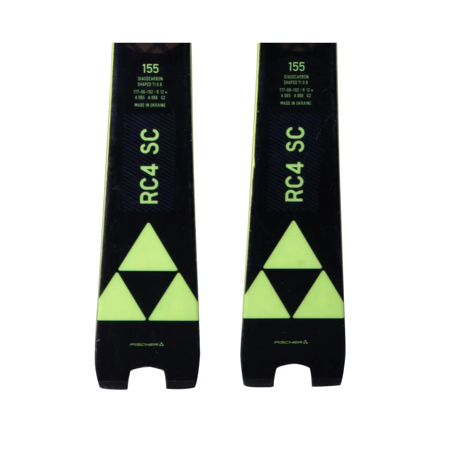 RECONDITIONNE - Ski Fischer Rc4 Sc + Fixations 4/4