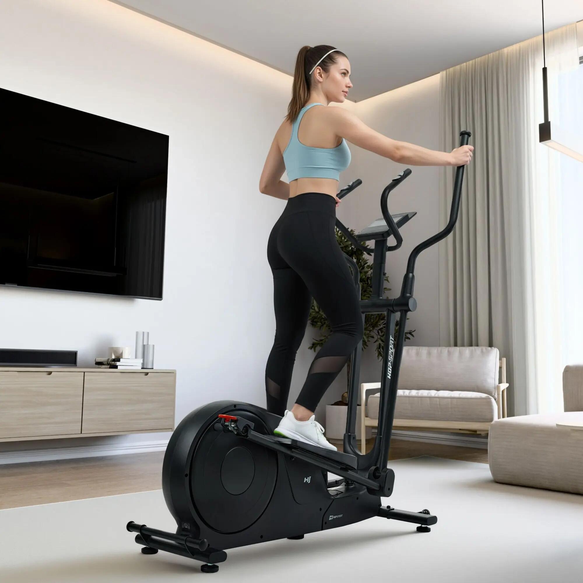 Vélo elliptique électromagnétique connecté Kinomap, Hop-Sport HS-5100C Floud 5/7