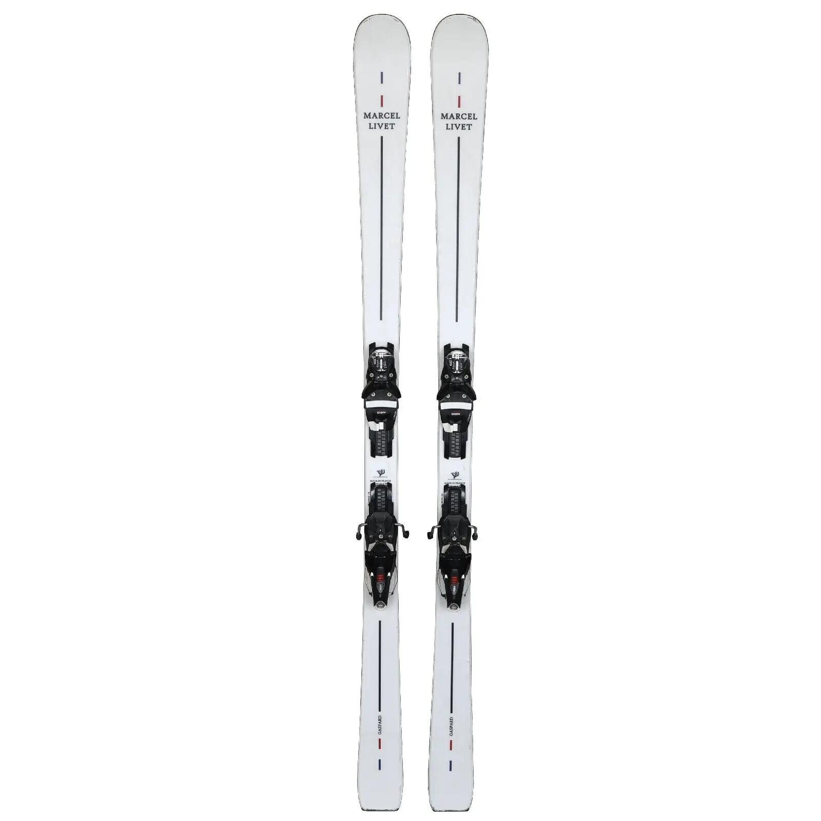 RECONDITIONNE - Ski Marcel Livet Gaspard + Fixations 2/4