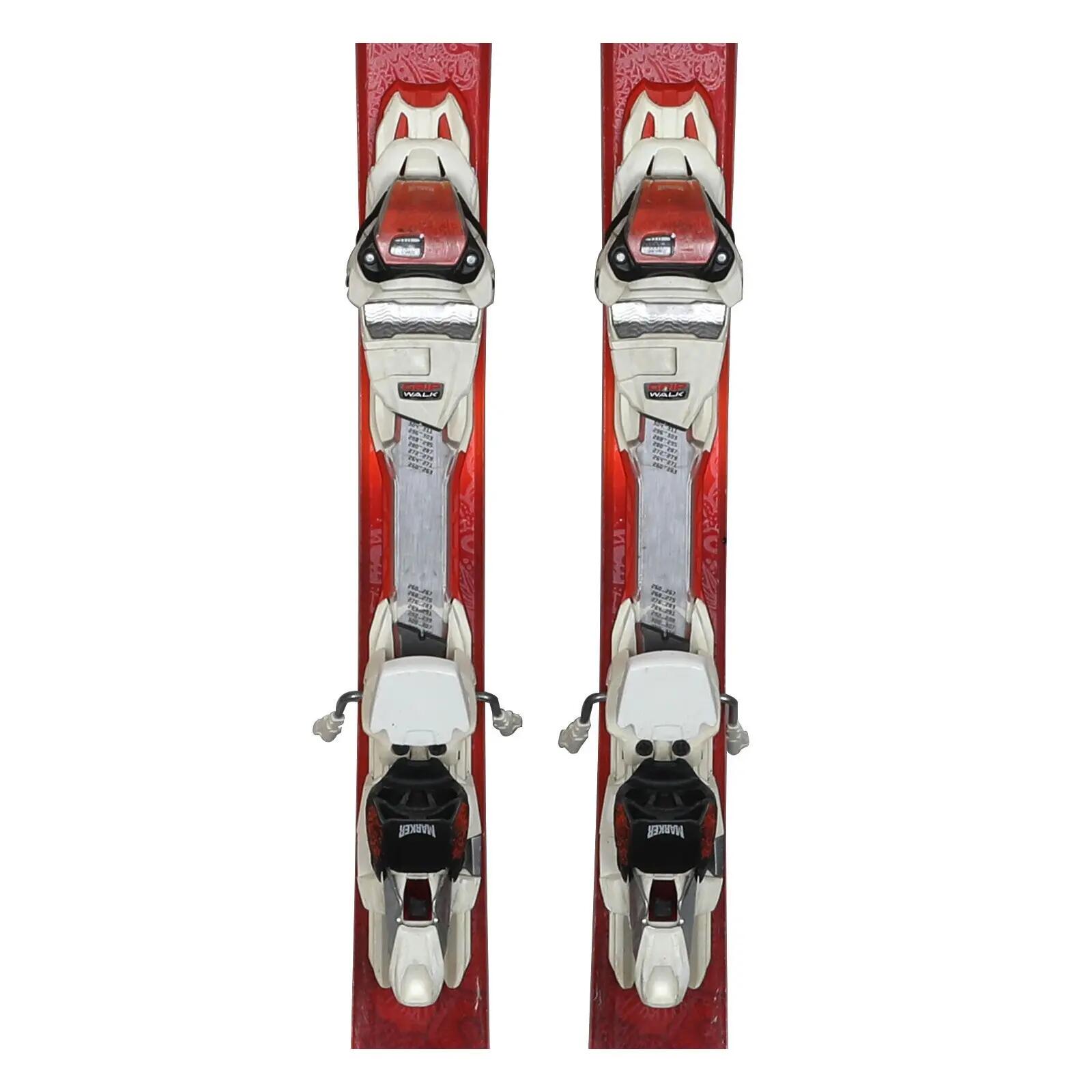 RECONDITIONNE - Ski K2 Luv Machine 74 Ti + Fixations 3/4