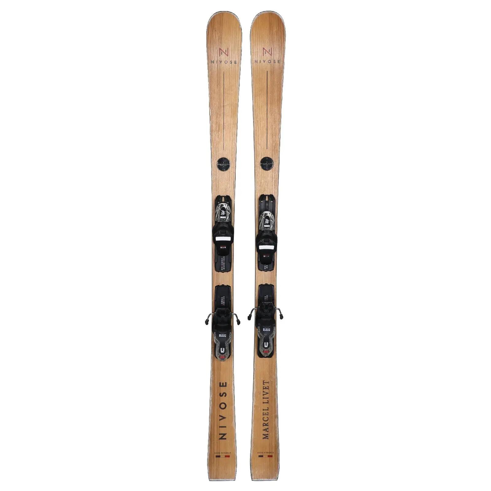 RECONDITIONNE - Ski Marcel Livet Nivose 74 + Fixations 2/4