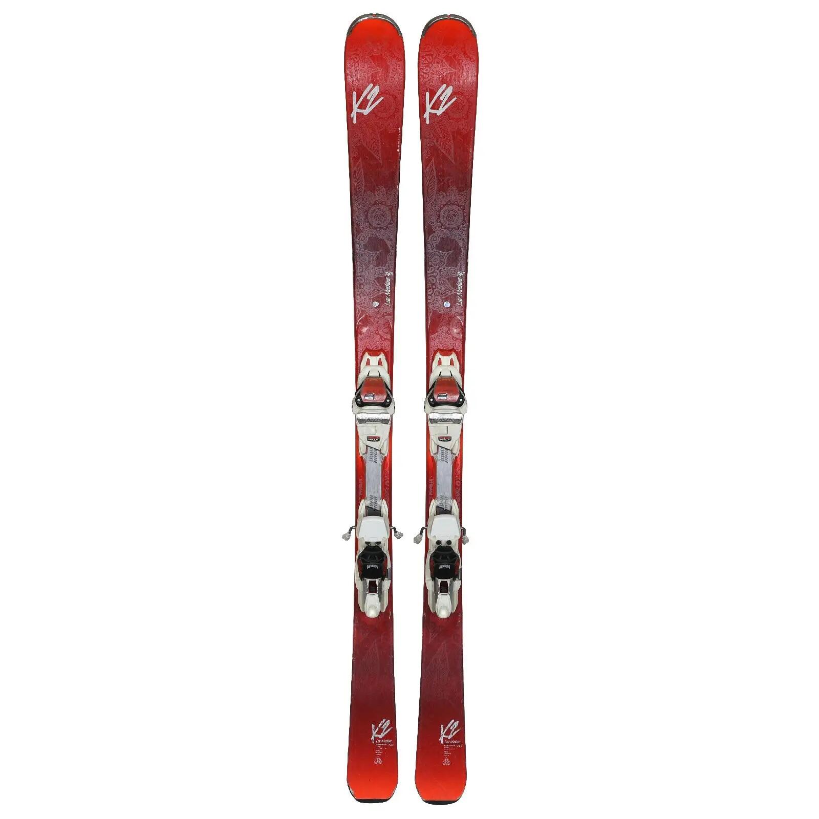 RECONDITIONNE - Ski K2 Luv Machine 74 Ti + Fixations 2/4