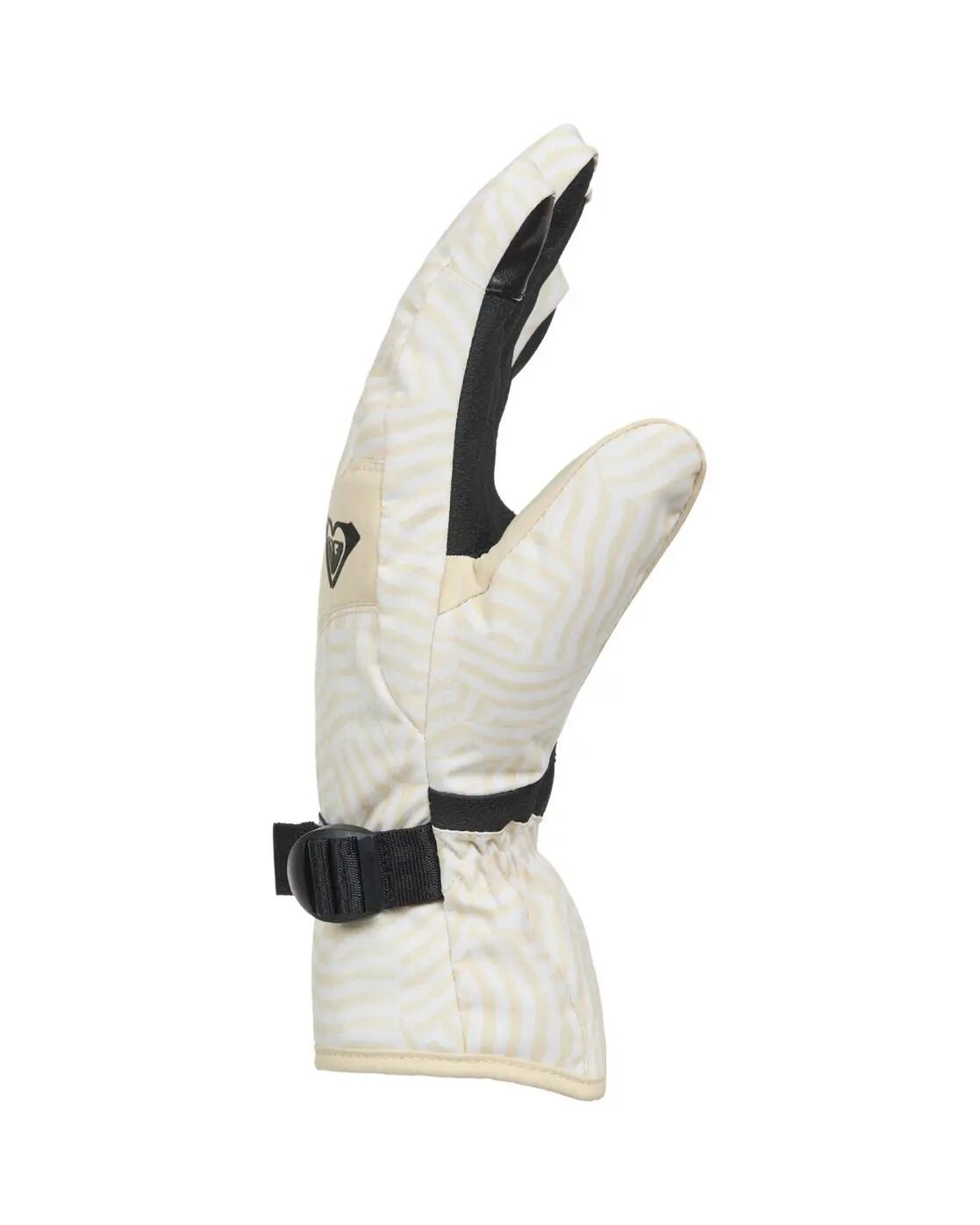 Funktionelle Ski-/Snowboardhandschuhe ROXY JETTY Beige Dames 4/4