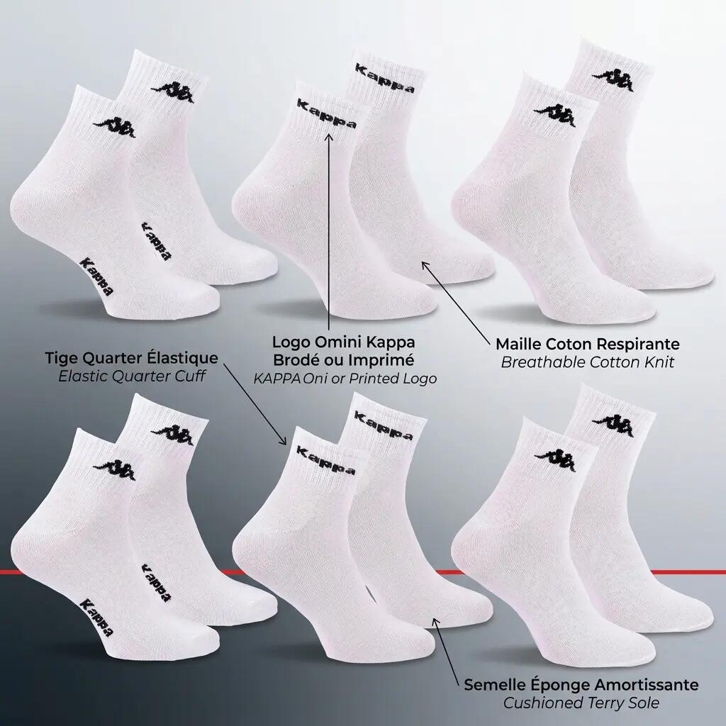 Pack de Chaussettes Femme Quarter KAPPA (Lot de 6) 5/7