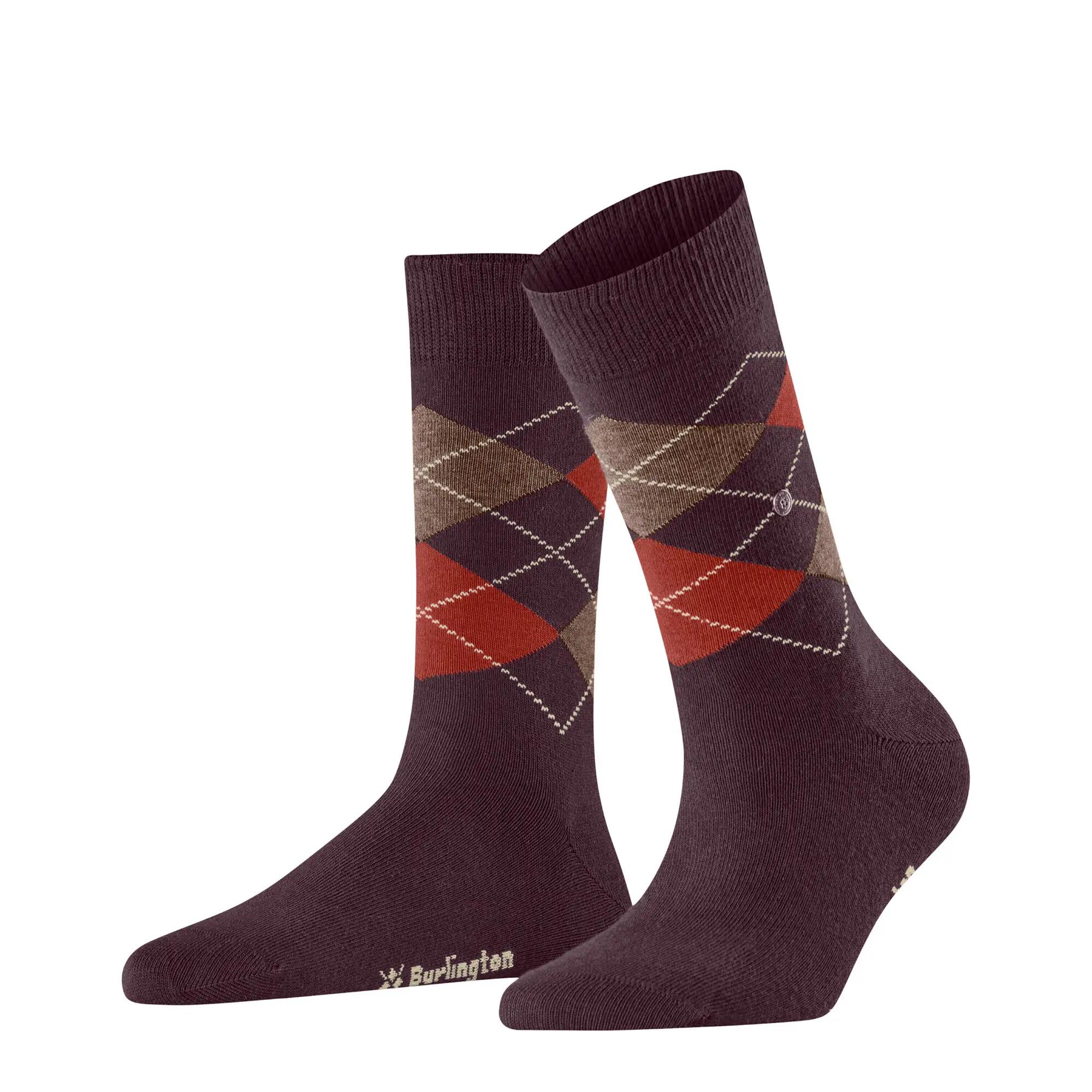 Burlington Damen Socken Basic Gift Box Argyle 2-Pack SO 20597 3/4