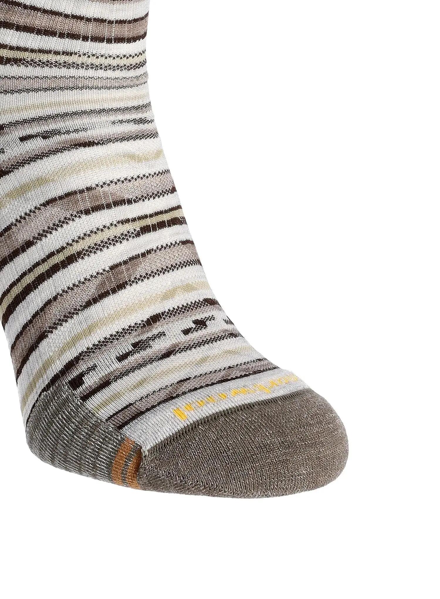 Skarpety merino Smartwool Hike Targeted Cushion Bear Stripe Mid Crew Socks 4/4