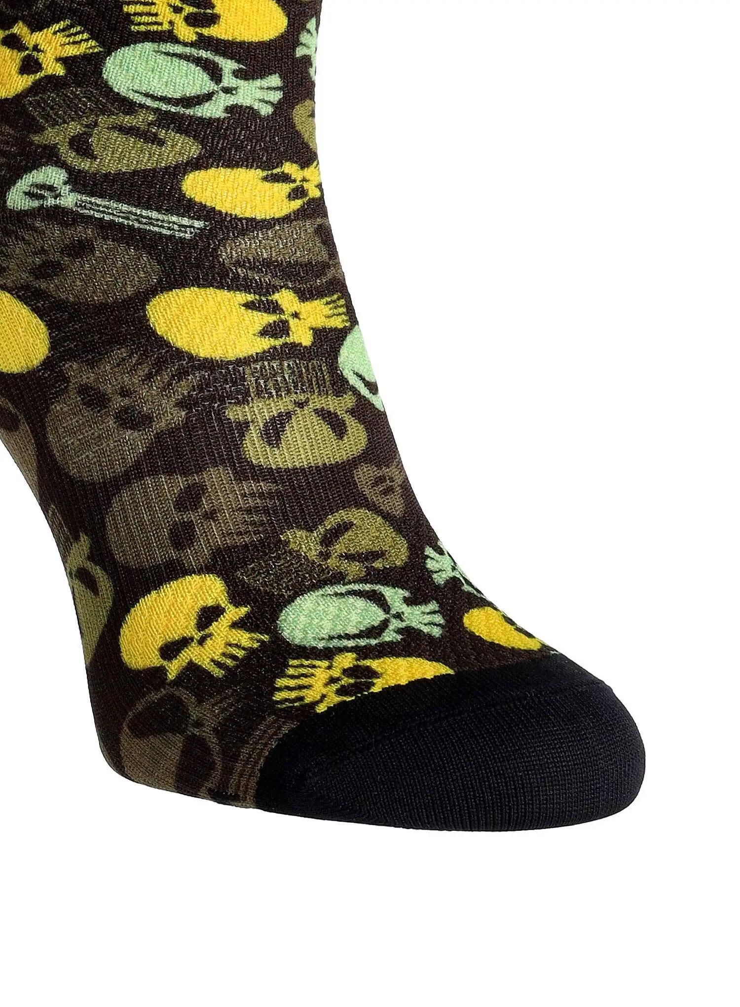 Skarpety rowerowe damskie Karpos Green Fire Socks 4/4