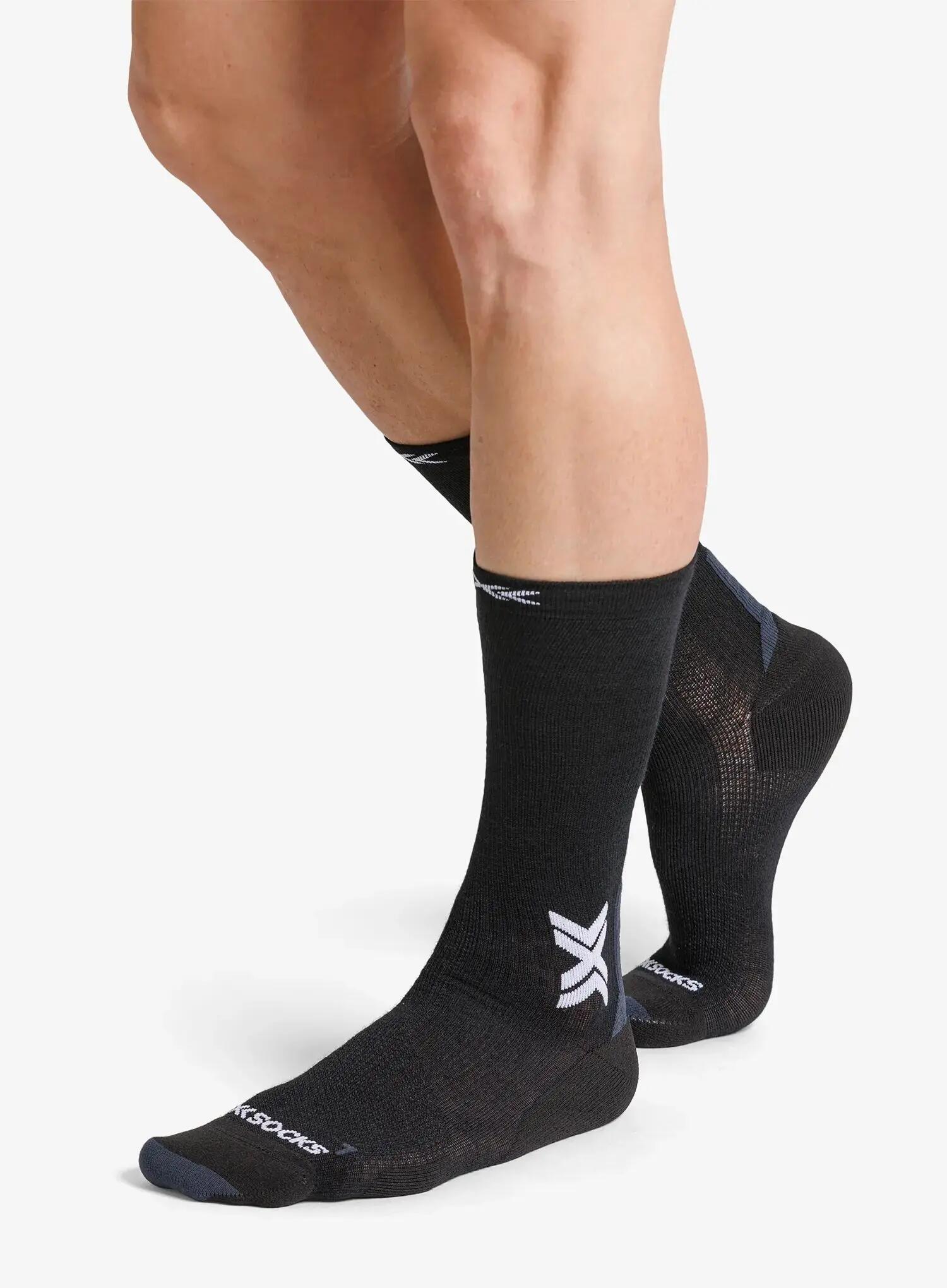 Skarpety do biegania X-Socks Run Discover Merino Crew 4/7