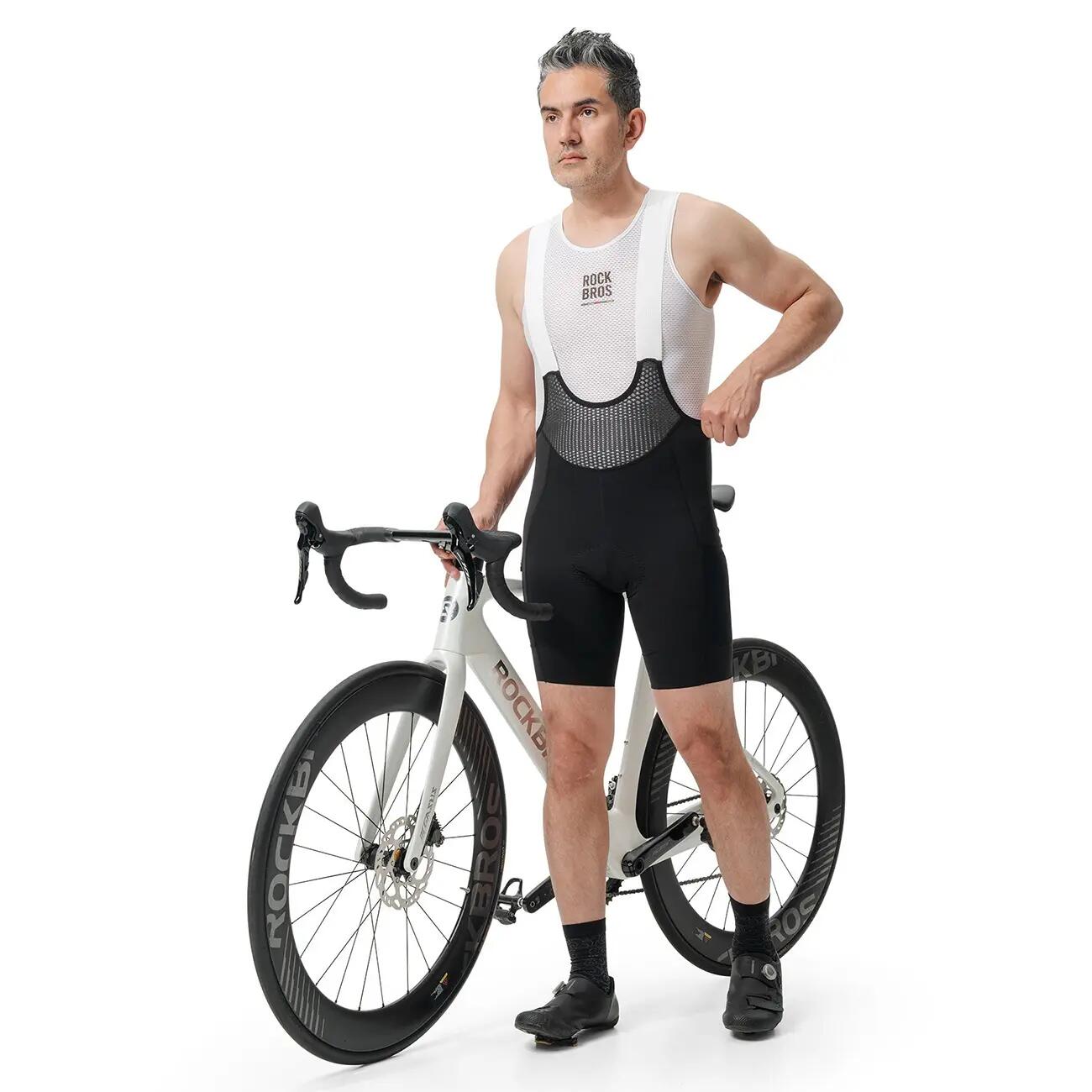 Spodenki rowerowe z wkładką odblaskowe 5/5