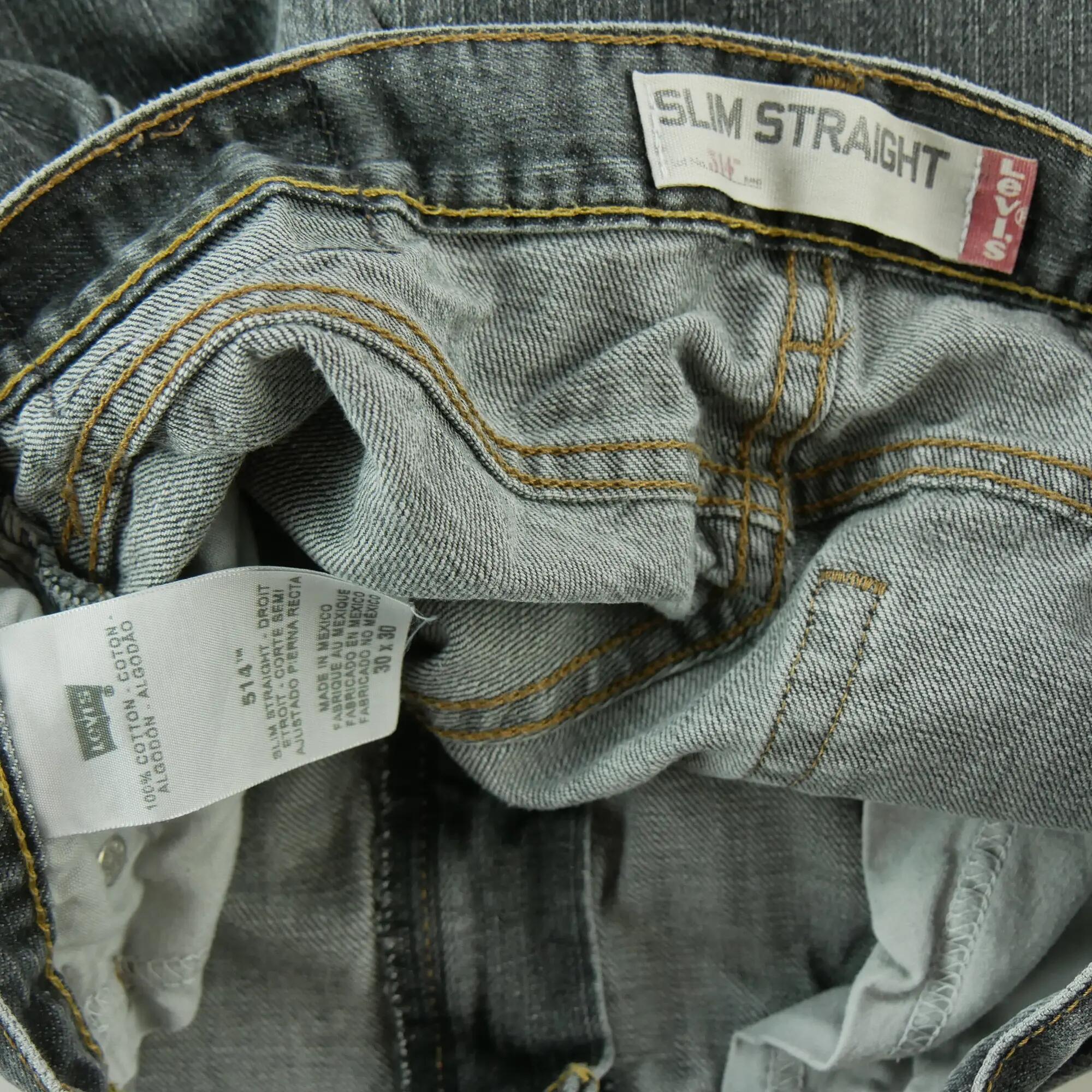 Second life - Levi Strauss spodnie jeansowe męskie 514 prosty krój - Jak nowy 7/7