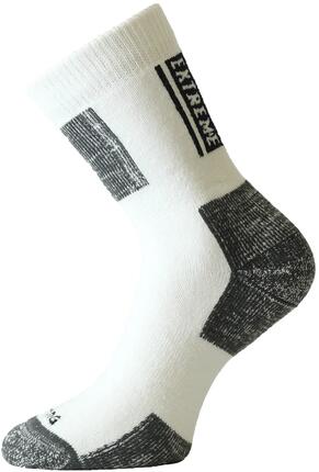 Socken – Straßenradsport – LASTING EXTREM – doppellagig, weiß
