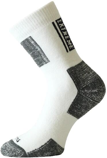 Socken – Straßenradsport – LASTING EXTREM – doppellagig, weiß