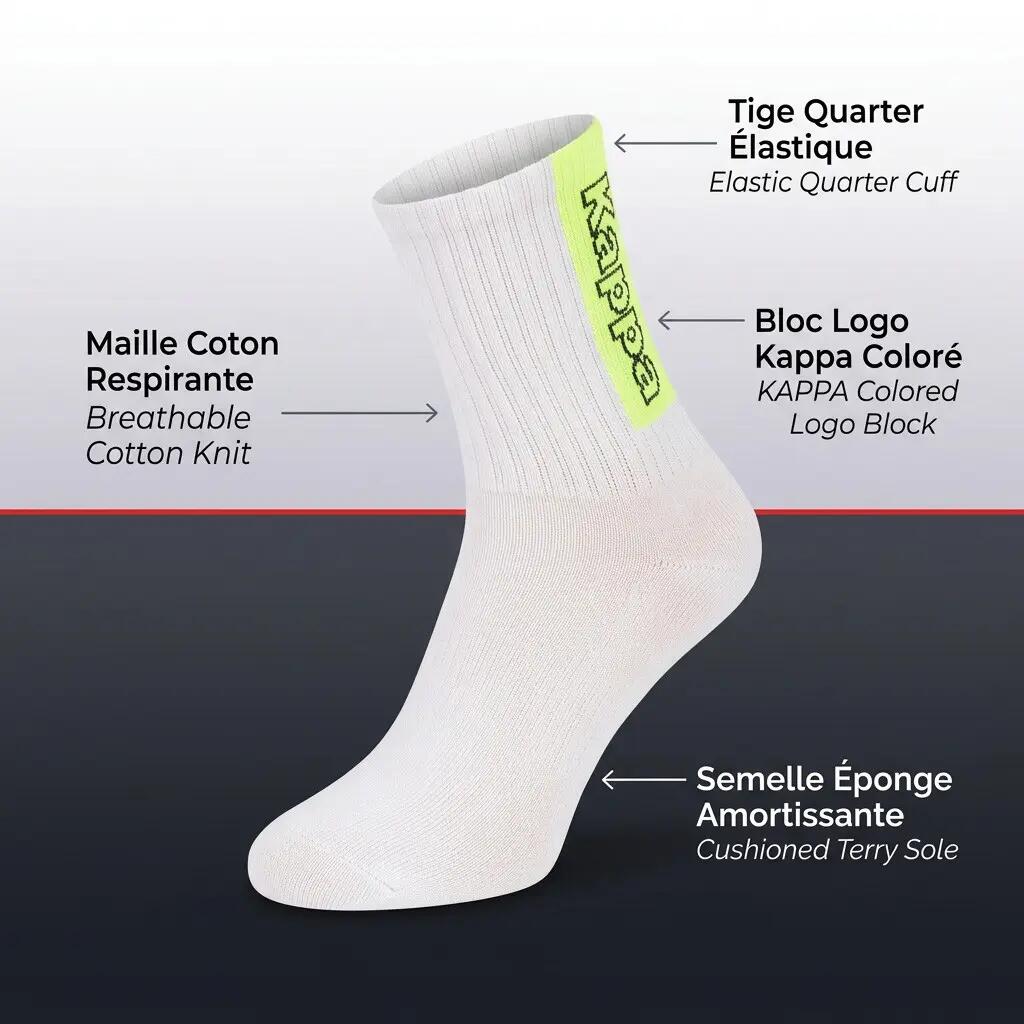 Pack de Chaussettes Femme Quarter KAPPA (Lot de 6) 5/7