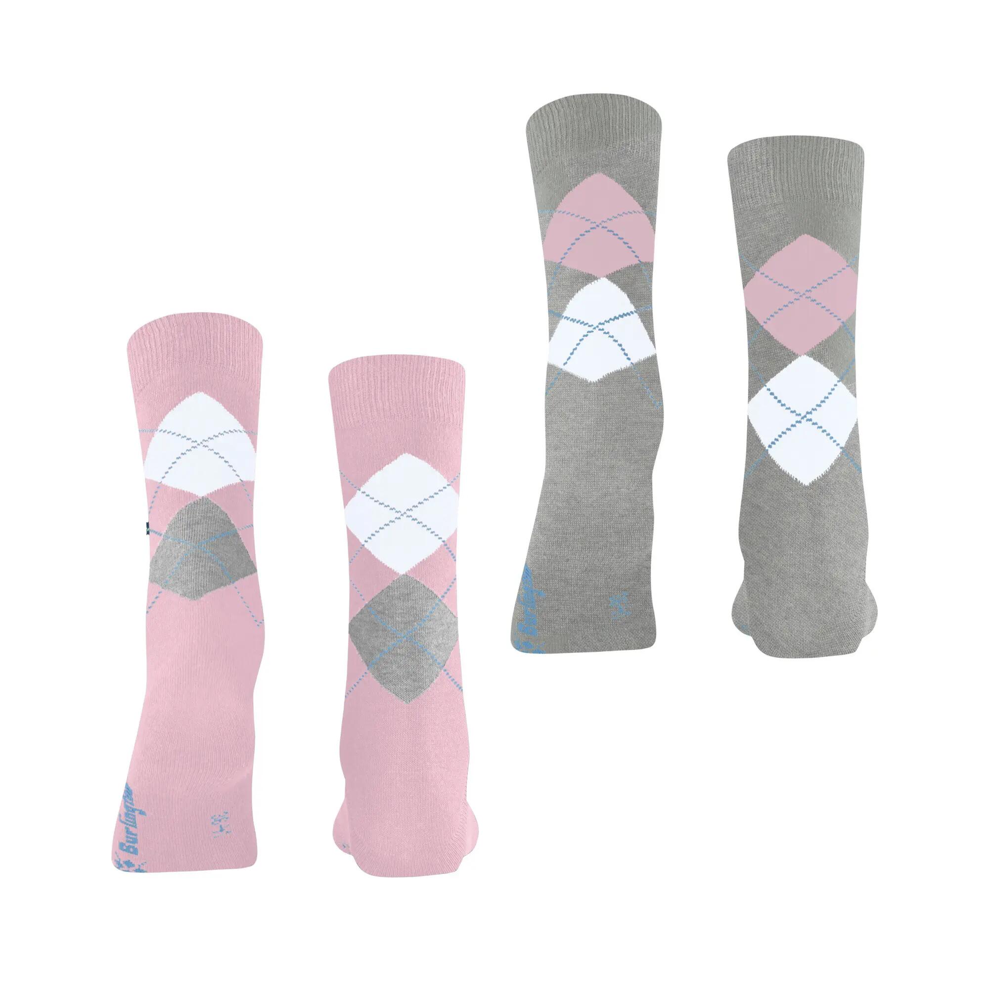 Burlington Damen Socken Everyday Argyle SO 2-Pack 22012 2/6