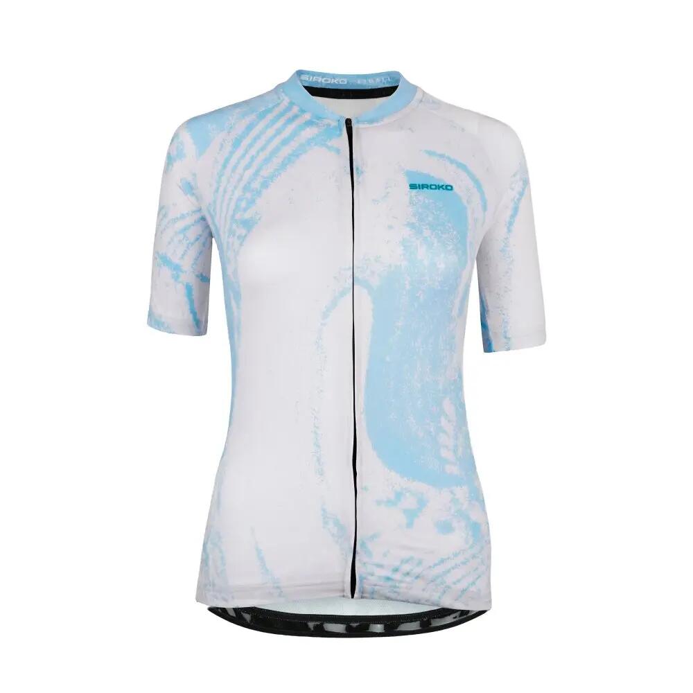 Maillot biodegradable mujer ciclismo Bio-W NRC White Blanco 6/8