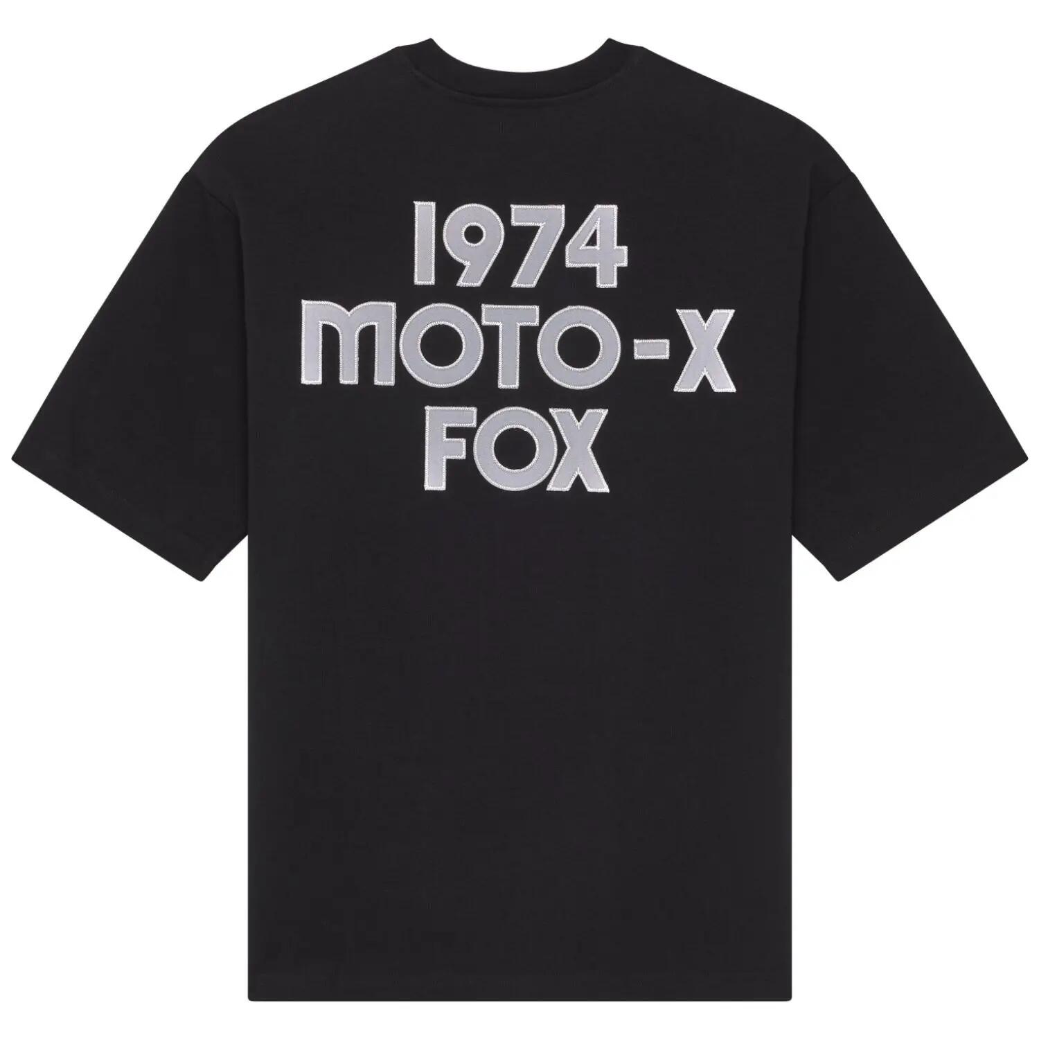 Koszulka - motocross - mężczyźni - moto-x oversized - czarny 5/6