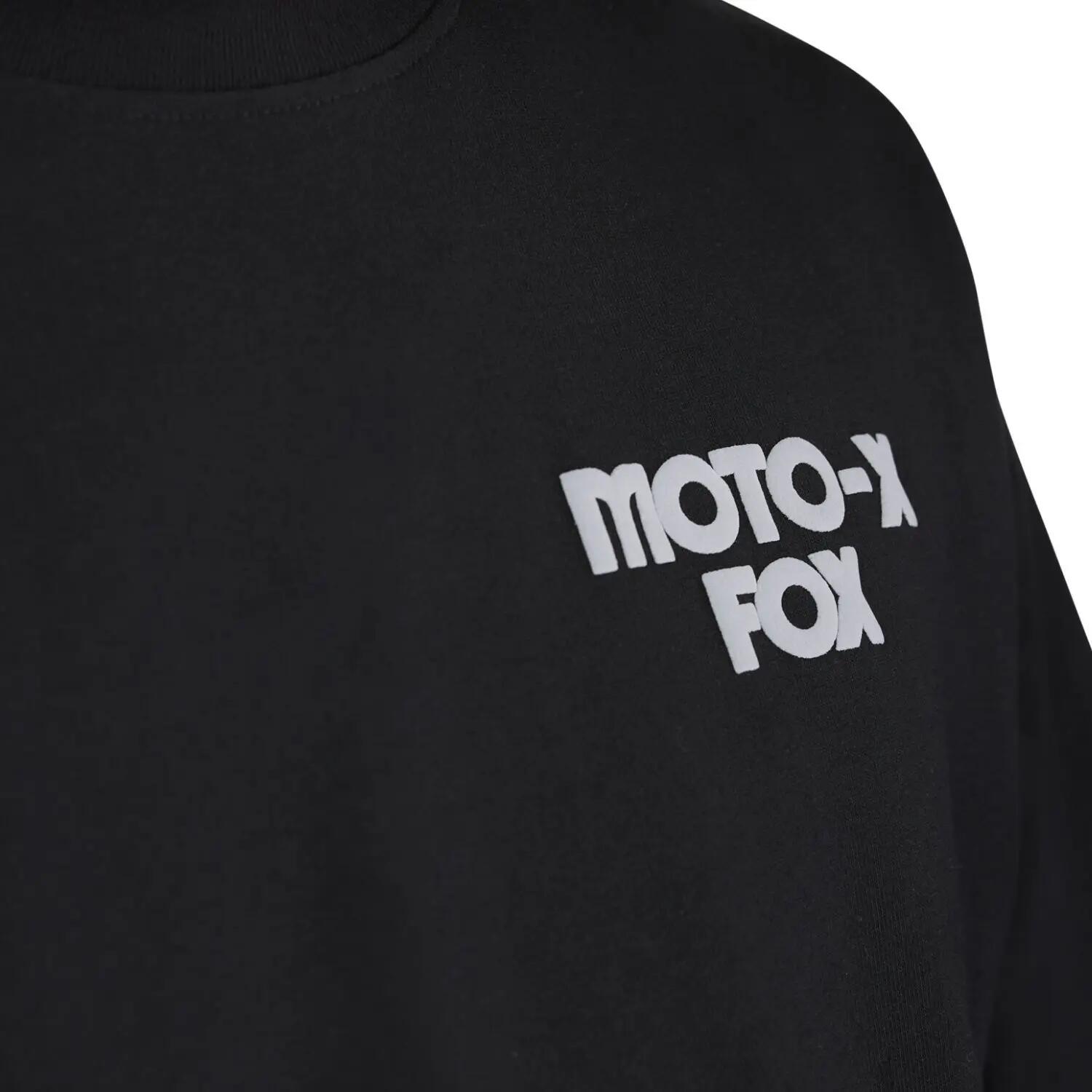 Koszulka - motocross - mężczyźni - moto-x oversized - czarny 4/6