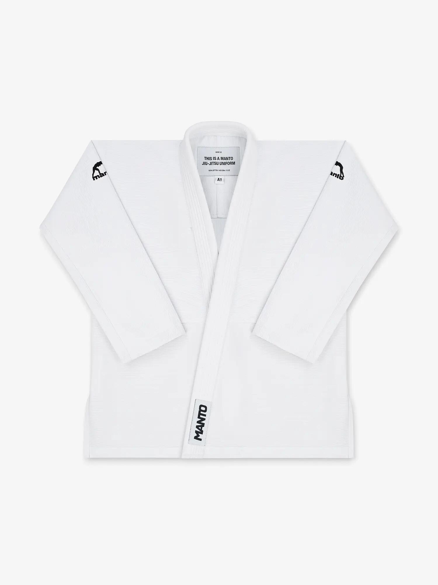 MANTO "BASE 3.0" BJJ GI białe 5/7