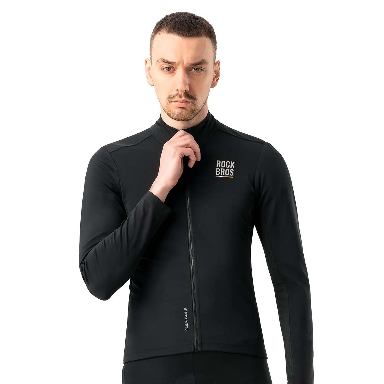 Bluza rowerowa wiatroszczelna ocieplana 3/6