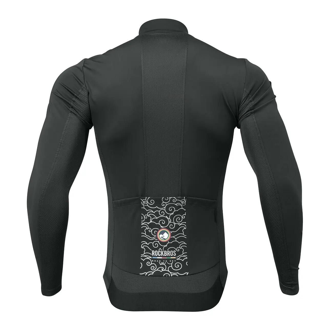 Bluza rowerowa wiatroszczelna ocieplana 2/6
