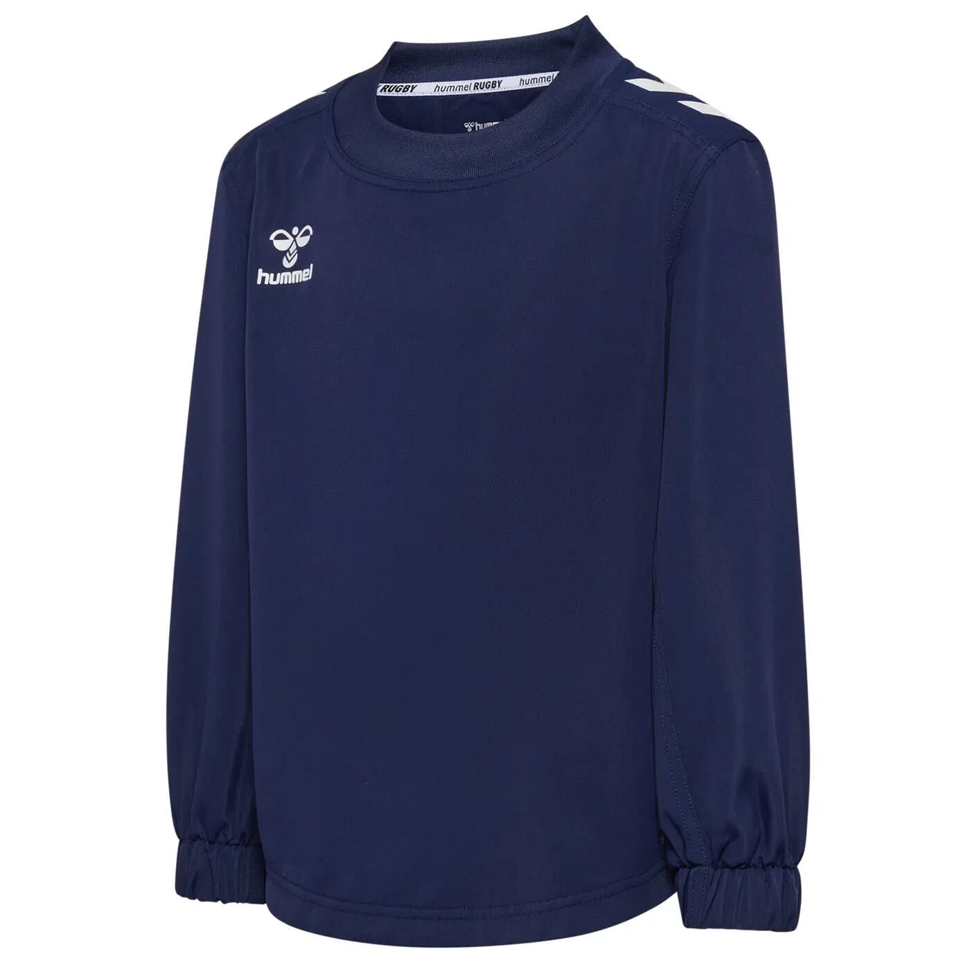 Sweat d'entrainement Rugby Hummel Contact Top Bleu marine Junior 3/5