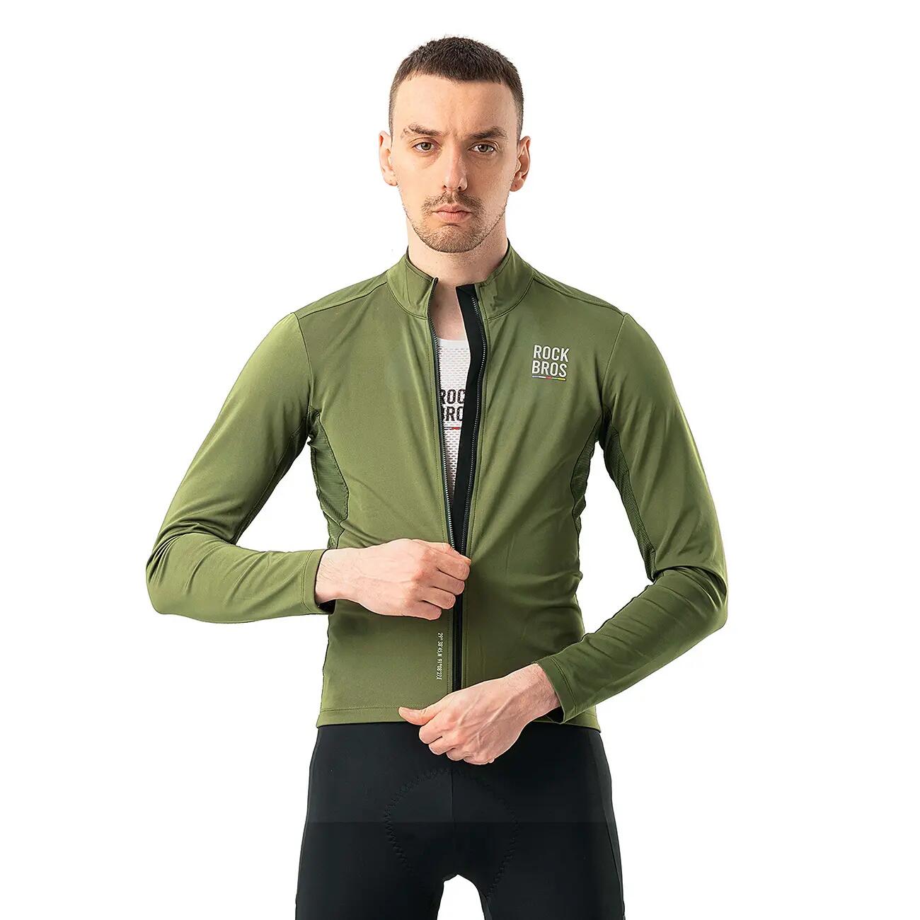 Bluza rowerowa wiatroszczelna ocieplana 3/6