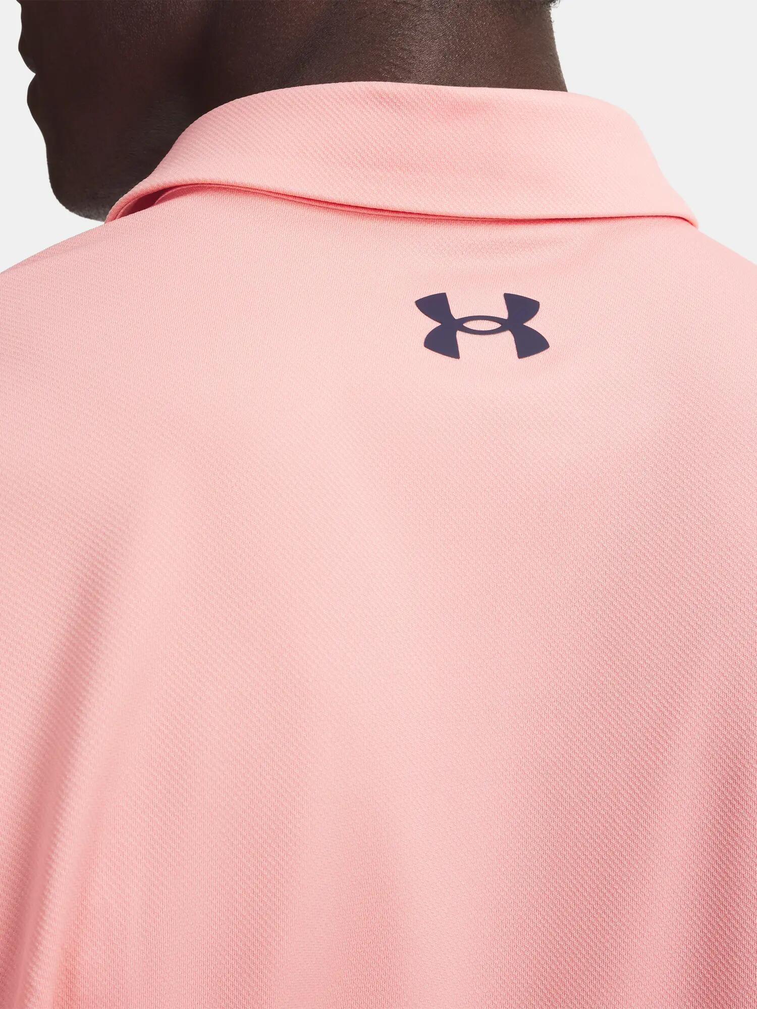 Heren T-shirt Under Armour UA Matchplay Polo-PNK 3/3