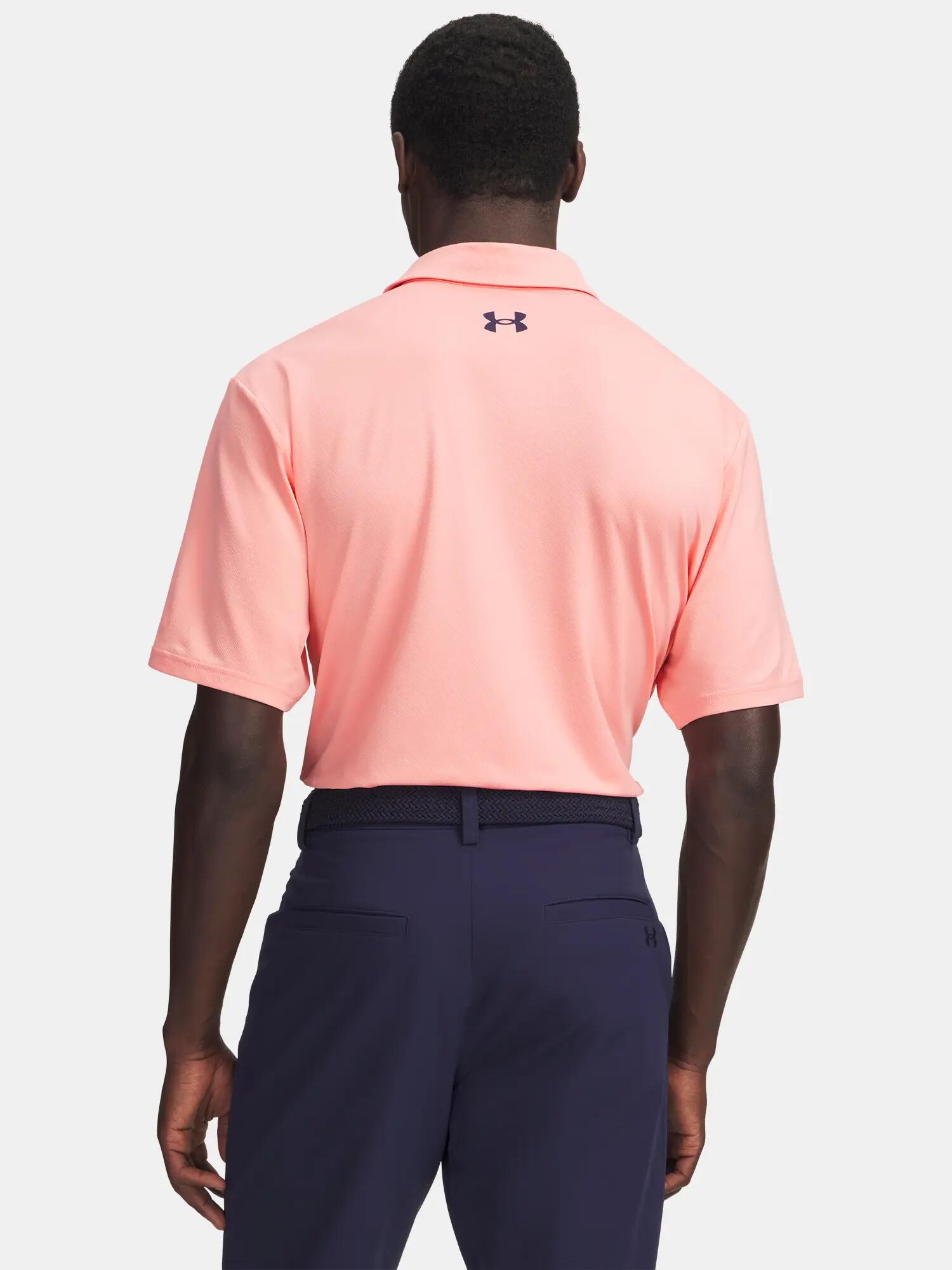 Heren T-shirt Under Armour UA Matchplay Polo-PNK 2/3