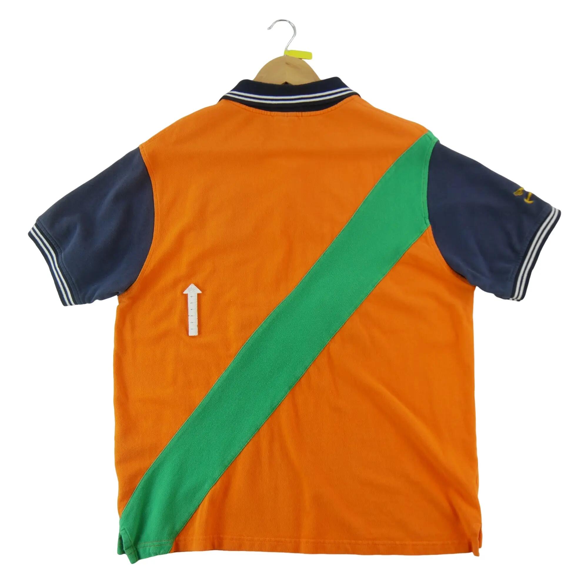 Polo Ralph Lauren Polo uomo manica corta arancione Sash 4/7