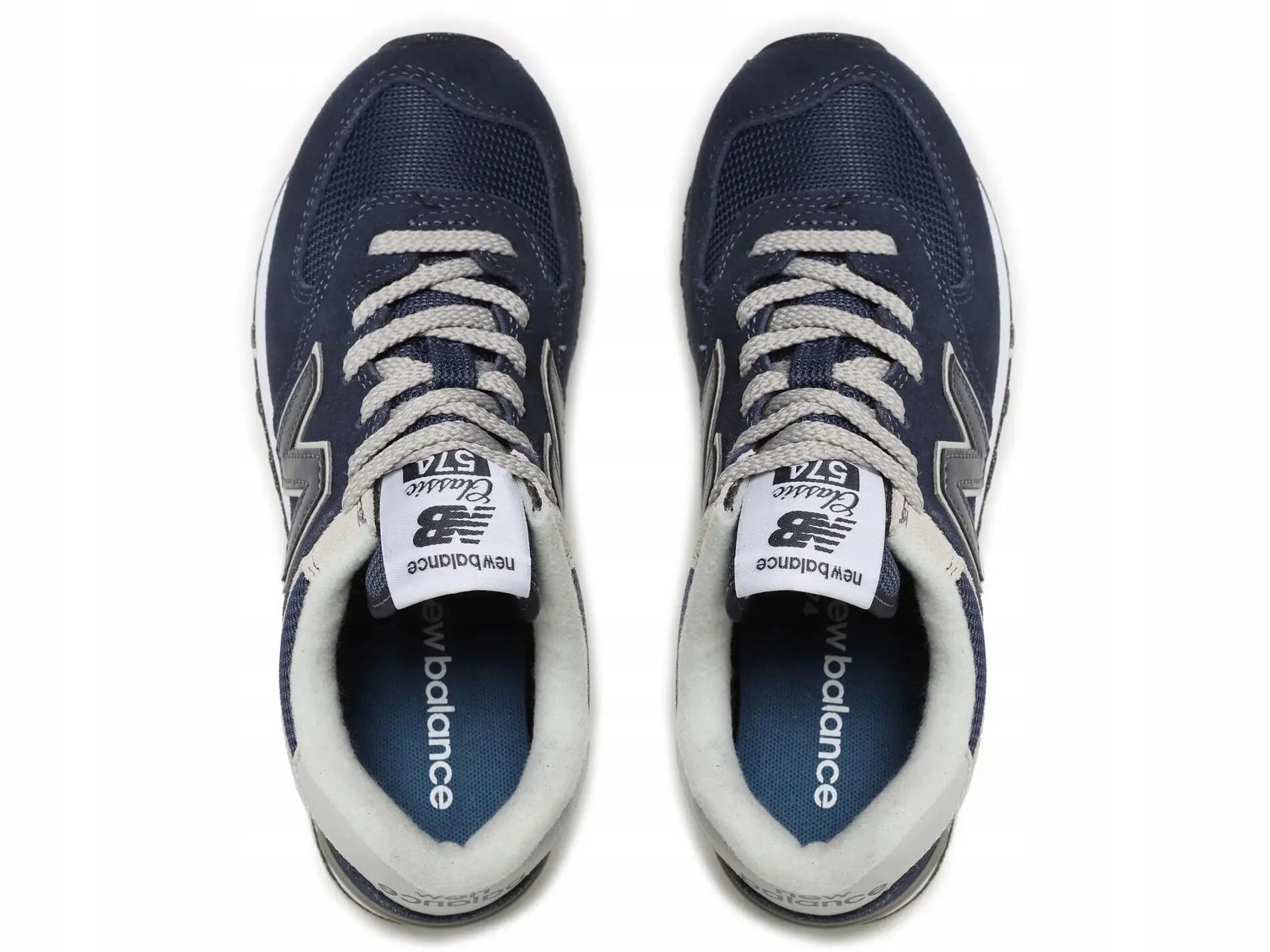 BUTY damskie NEW BALANCE WL574EVN sportowe sneakersy granatowe zamsz 41,5 6/6