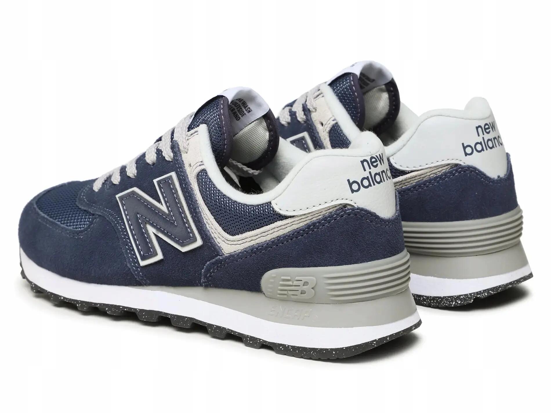 BUTY damskie NEW BALANCE WL574EVN sportowe sneakersy granatowe zamsz 41,5 4/6