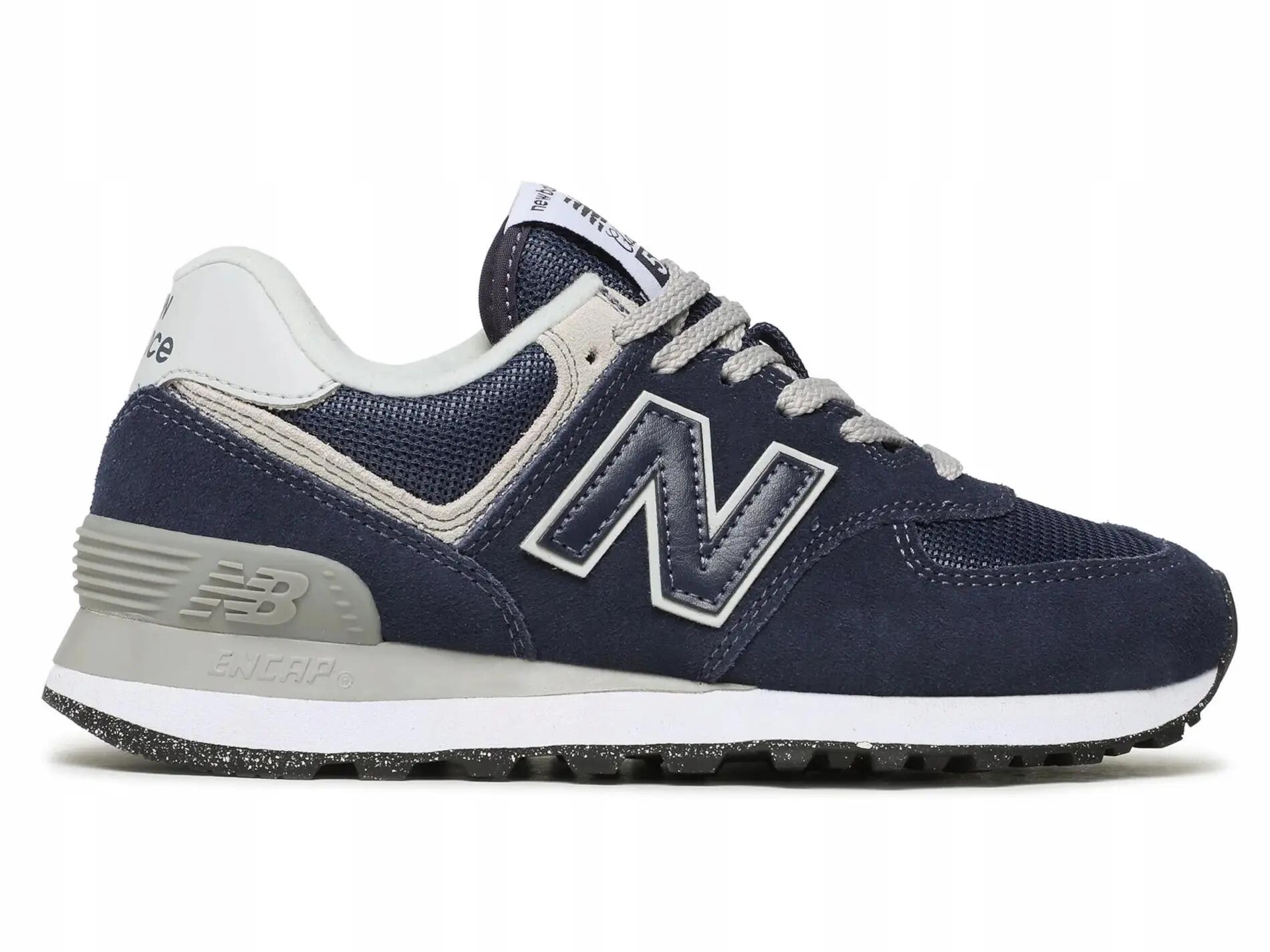 BUTY damskie NEW BALANCE WL574EVN sportowe sneakersy granatowe zamsz 41,5 3/6