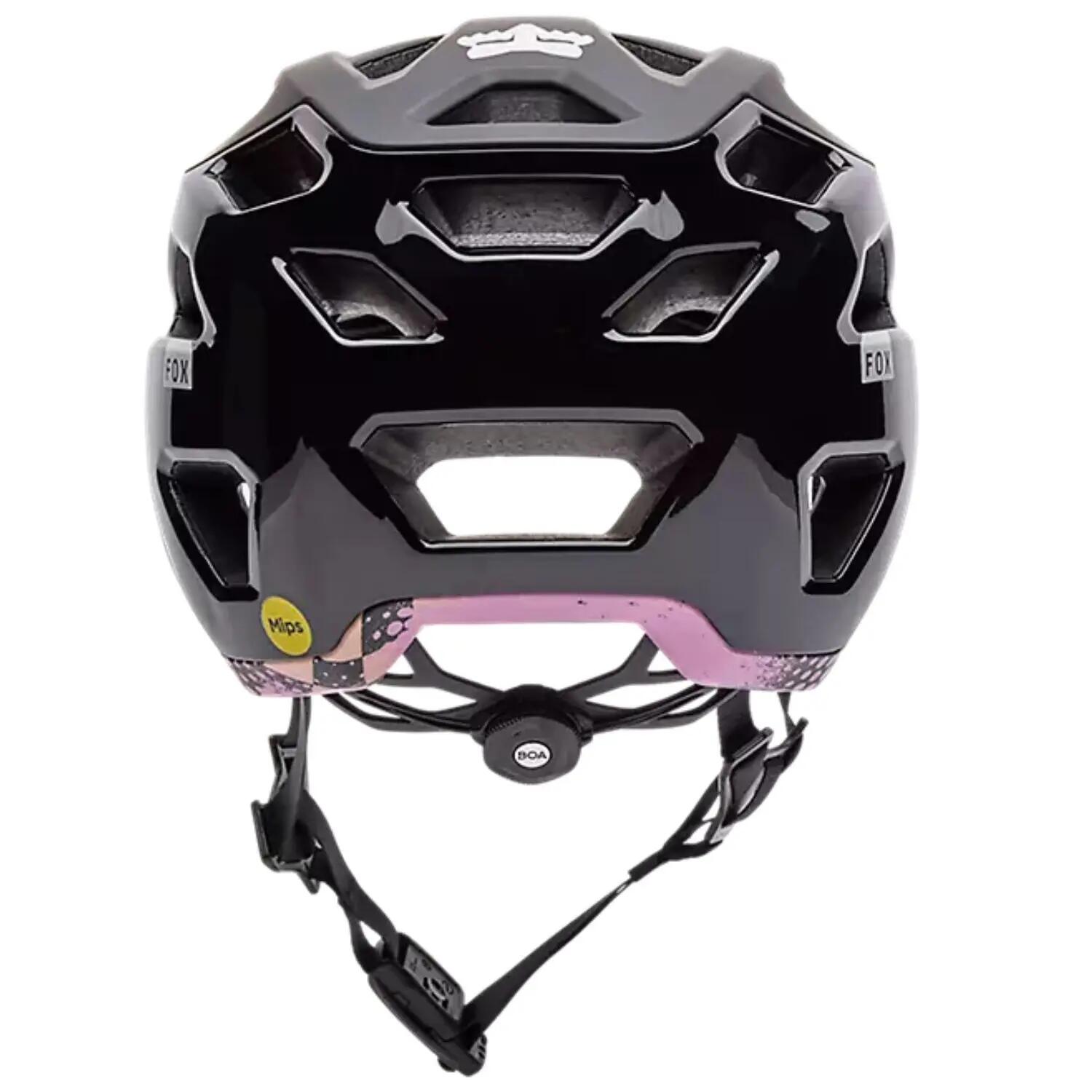 Kask rowerowy - mtb - damski - crossframe mips - boa, wentylacja - czarny 4/5