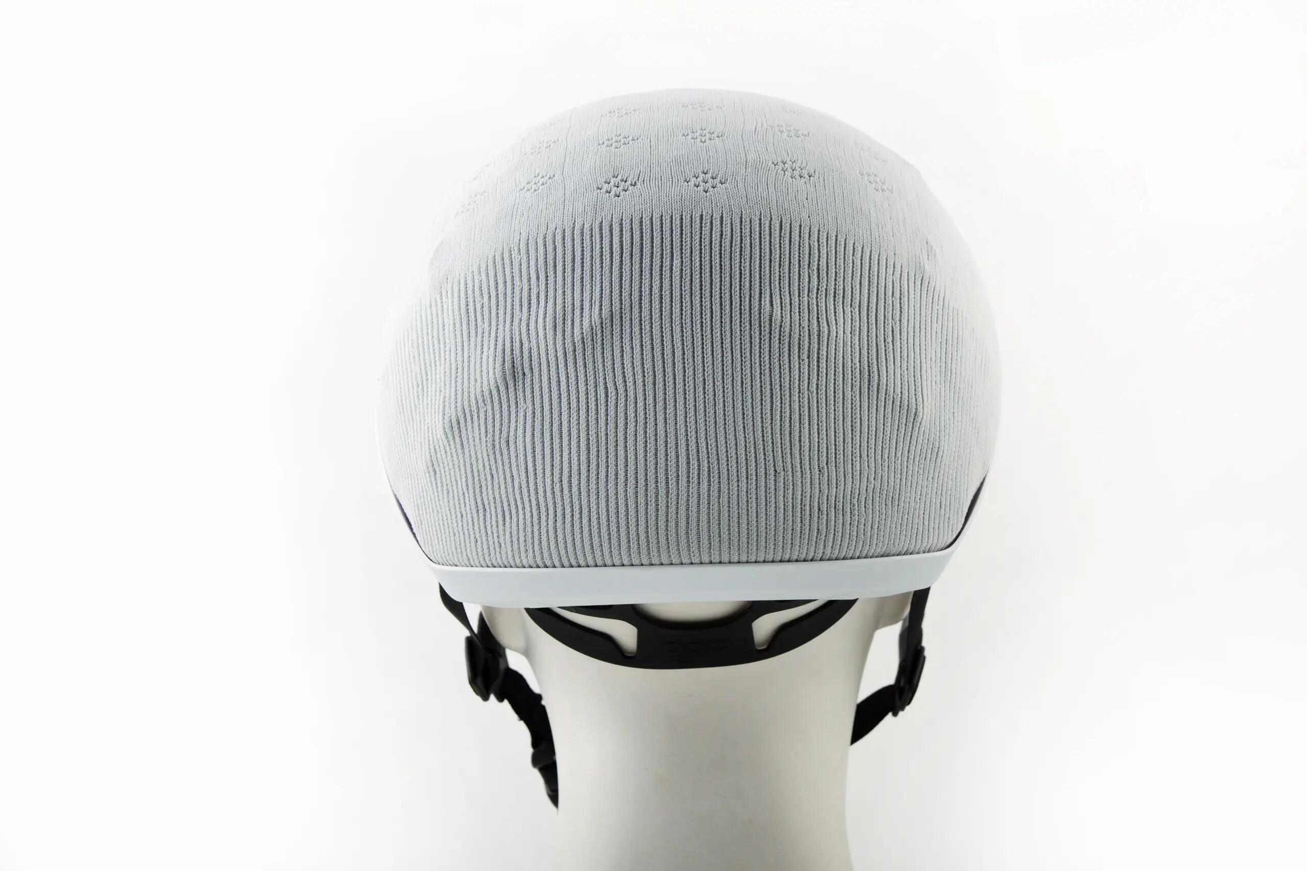 Kask rowerowy - rower miejski - unisex - Myelin - lekki, recyklingowy - szary 5/5