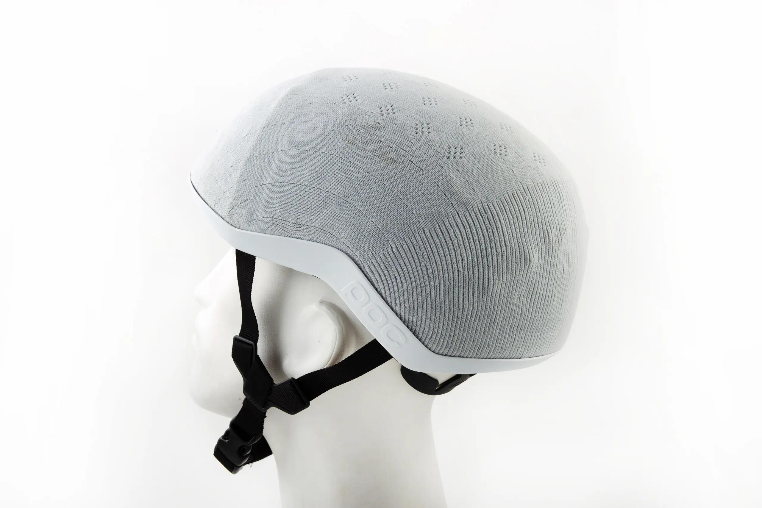 Kask rowerowy - rower miejski - unisex - Myelin - lekki, recyklingowy - szary 2/5