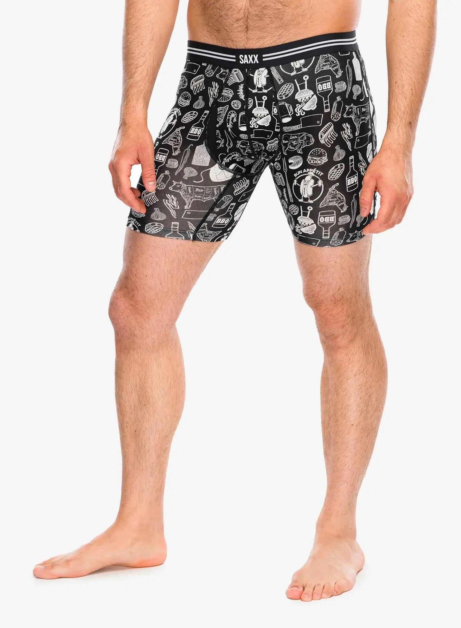 Bokserki termoaktywne Saxx Vibe Xtra Soft Comfort Boxer Brief Fly 3/6