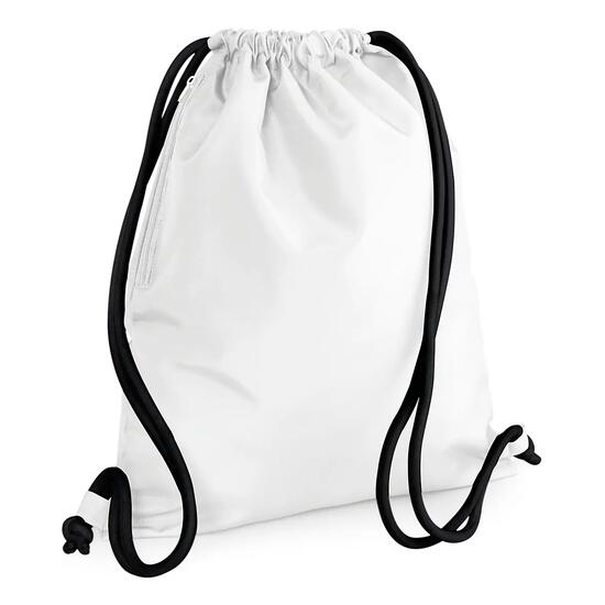 Sac à dos de gym à cordon Sac à dos de gym à cordon - White / Black - One Size