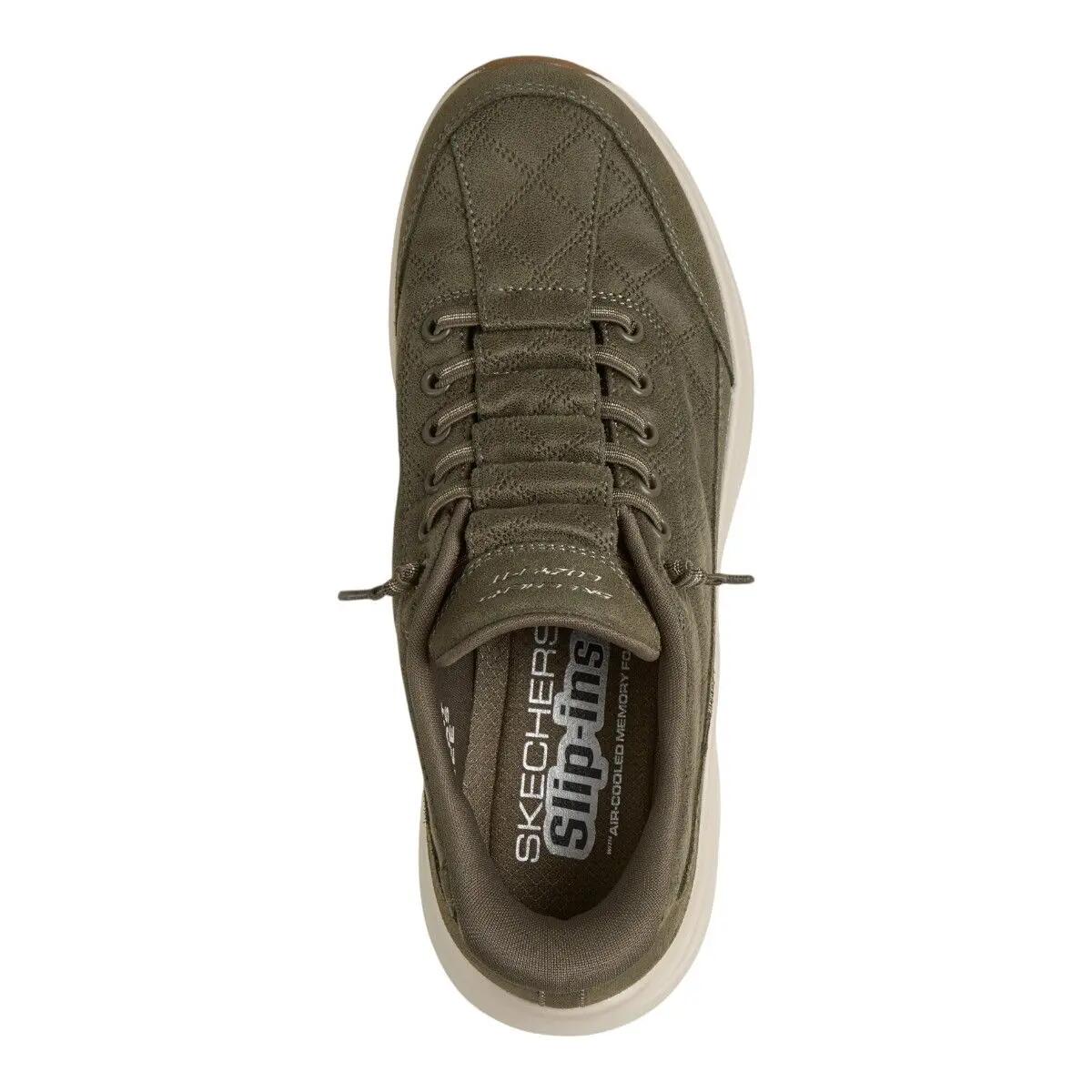 Baskets Femme Baskets Skechers CONTOUR FOAM-NATURAL EASE Vert Skechers 5/5
