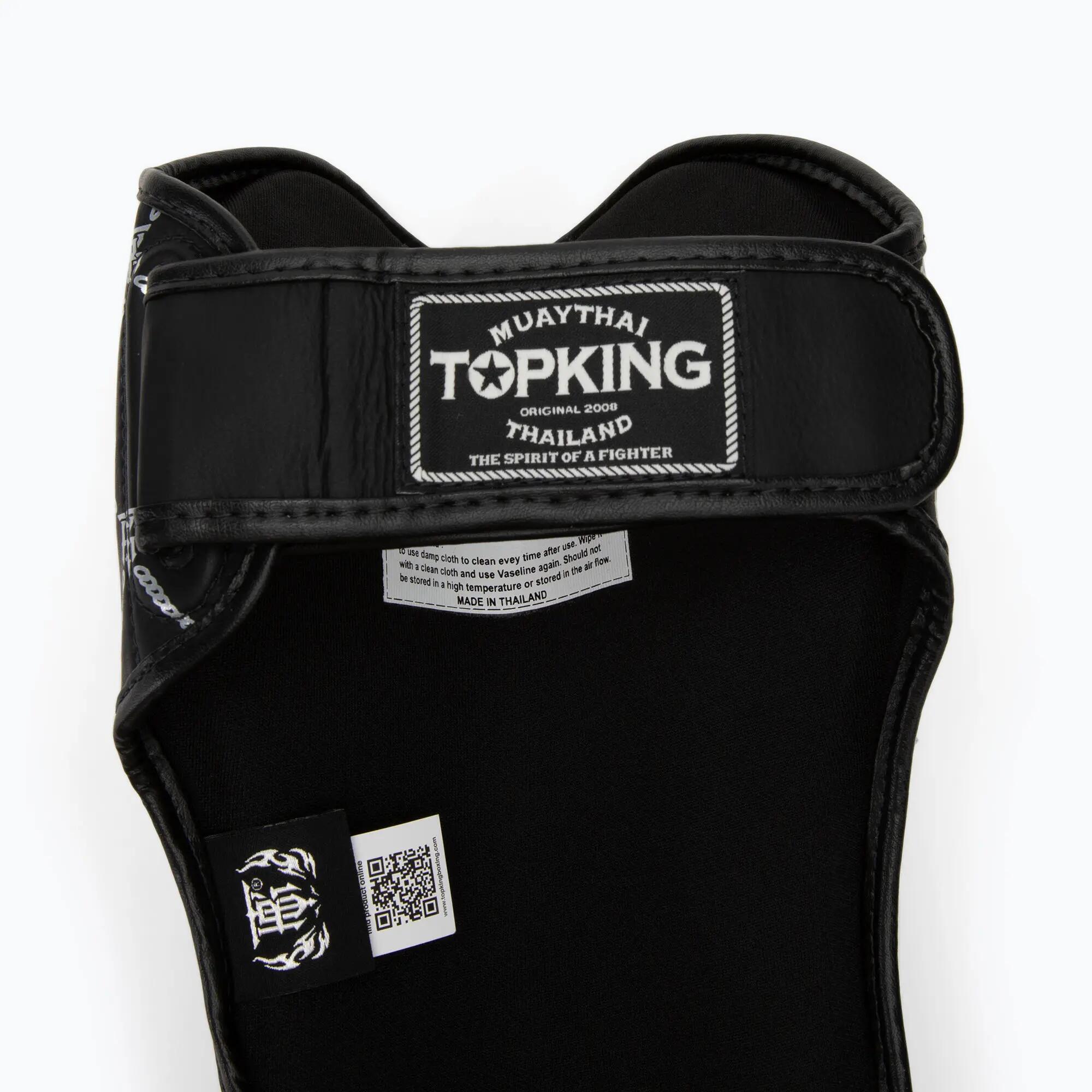 Protetores de canela e pés Top King Chain Semi Leather 4/5