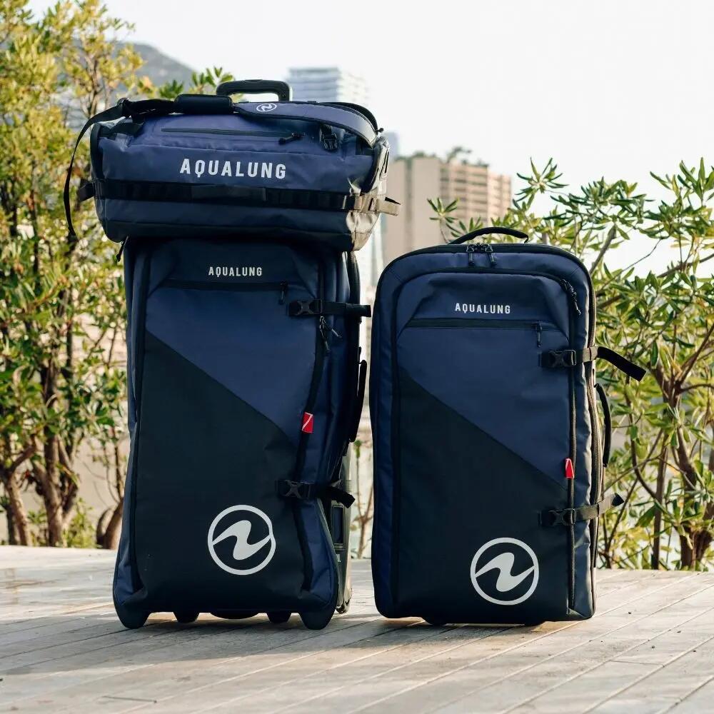 Sac plongée à roulettes Trolley 90L - Aqualung Explorer bleu 9/9